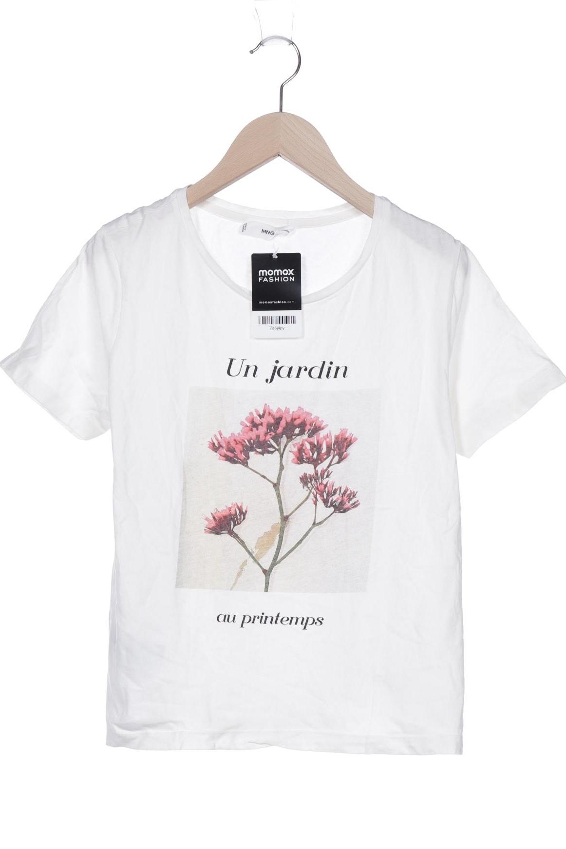

Mango Damen T-Shirt, weiß, Gr. 38