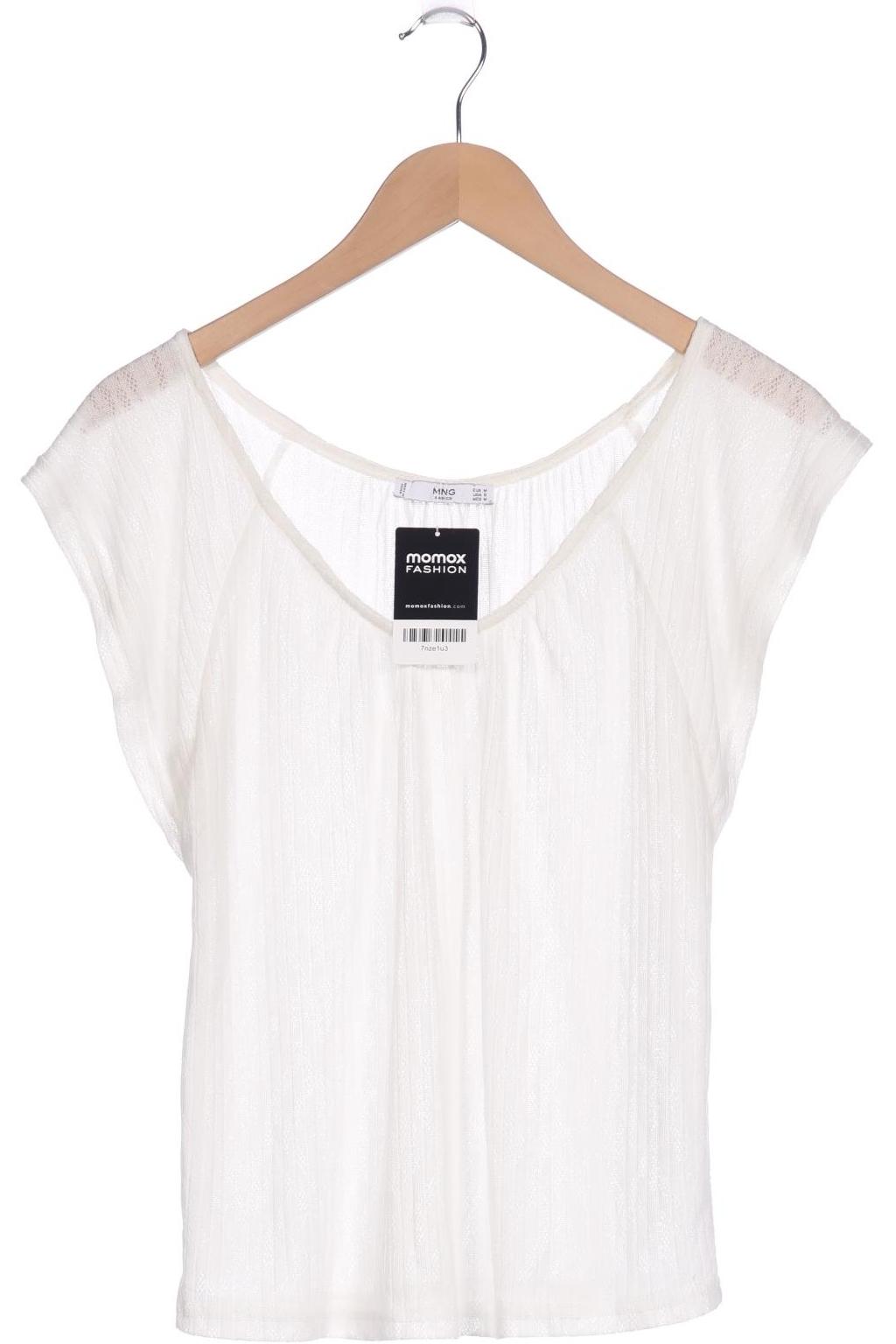 

Mango Damen T-Shirt, weiß, Gr. 38