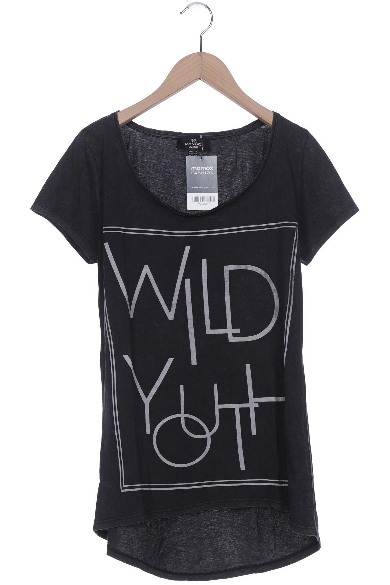 

Mango Damen T-Shirt, schwarz, Gr. 36