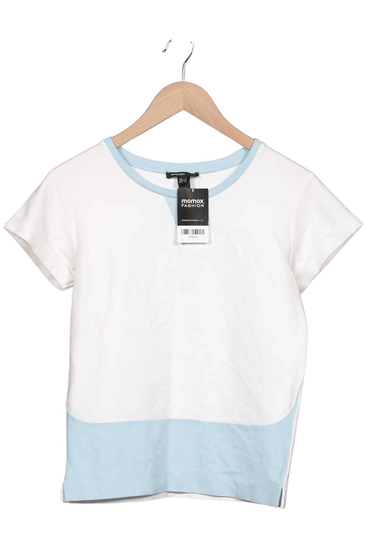 

Mango Damen T-Shirt, weiß, Gr. 36