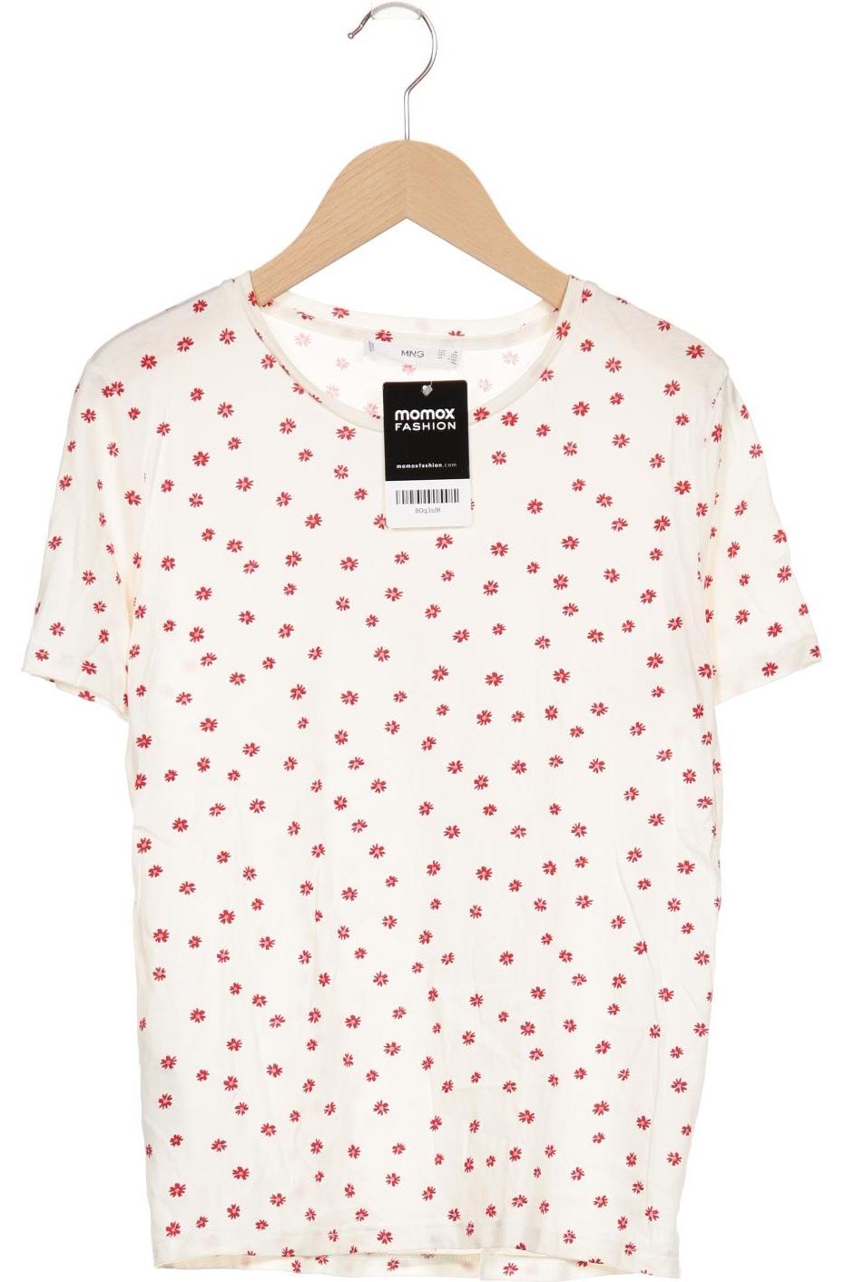 

Mango Damen T-Shirt, cremeweiß, Gr. 34