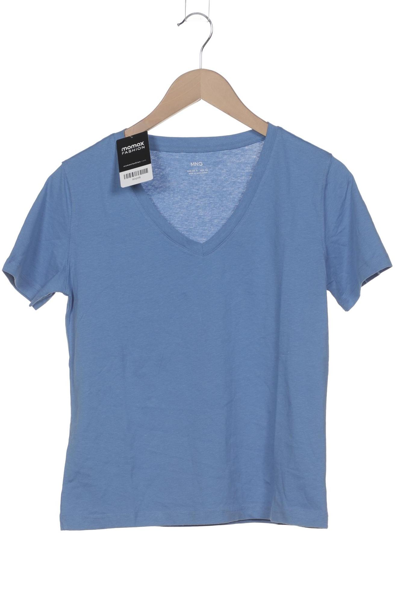 

Mango Damen T-Shirt, blau, Gr. 36
