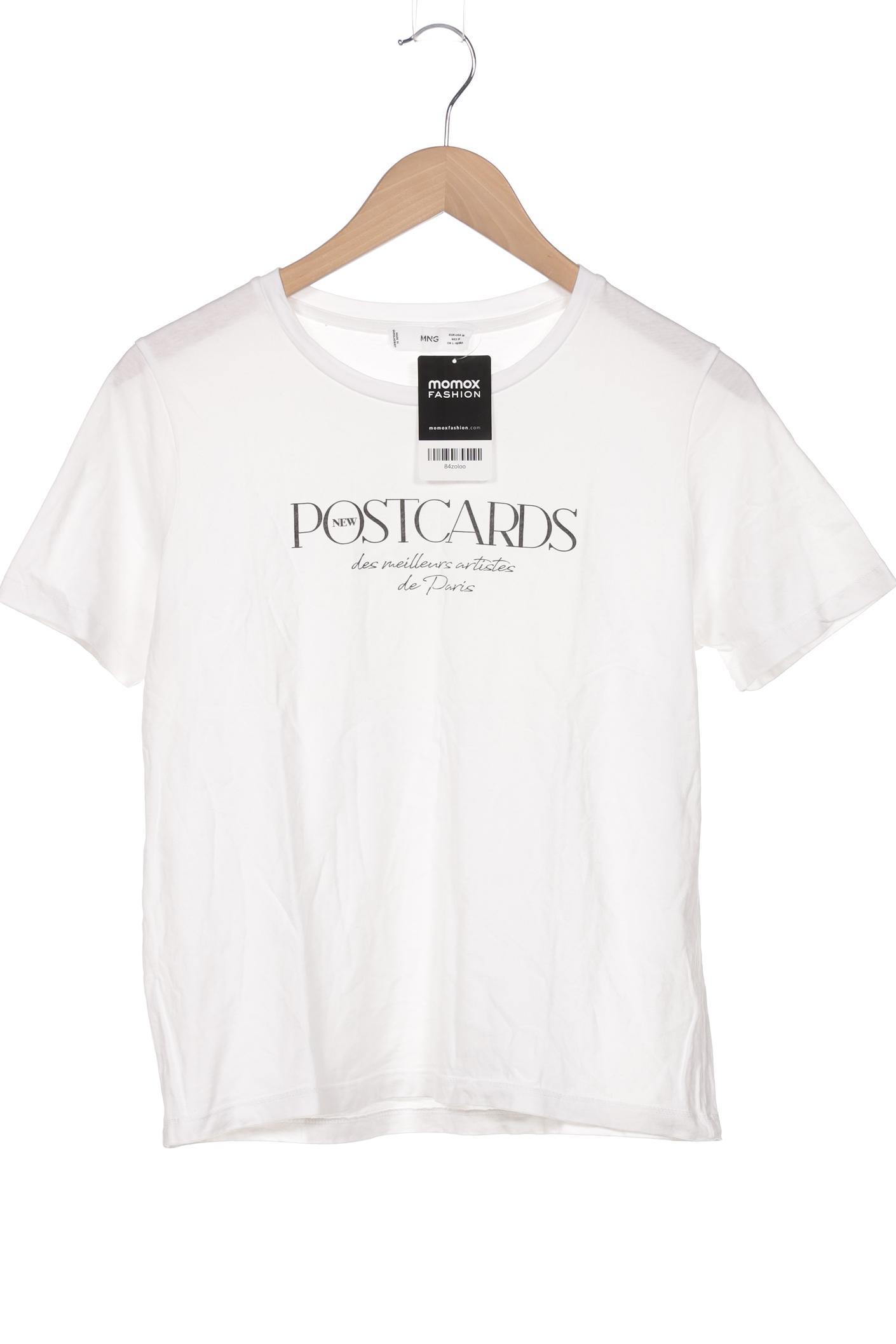 

Mango Damen T-Shirt, weiß, Gr. 38