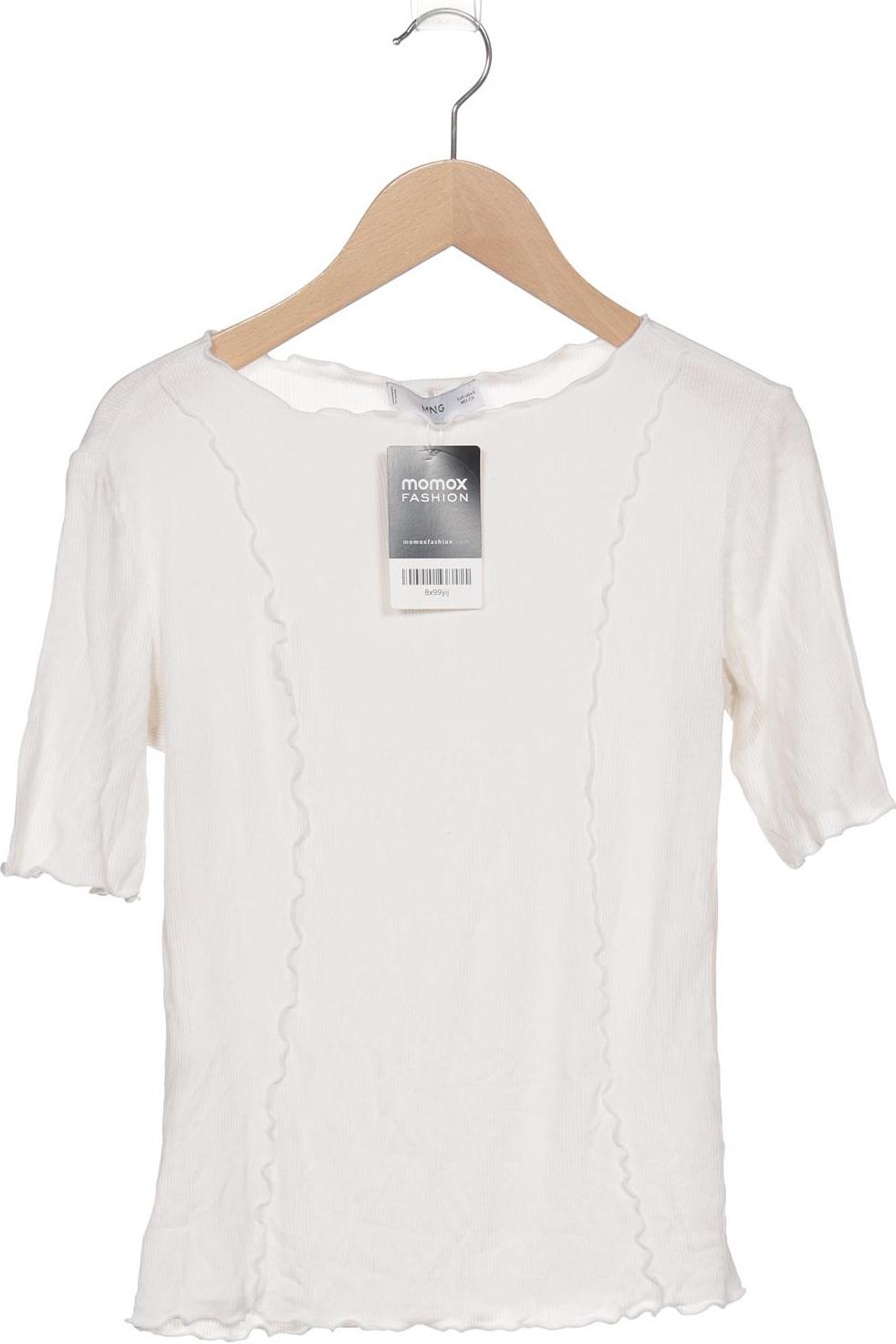 

Mango Damen T-Shirt, weiß, Gr. 36