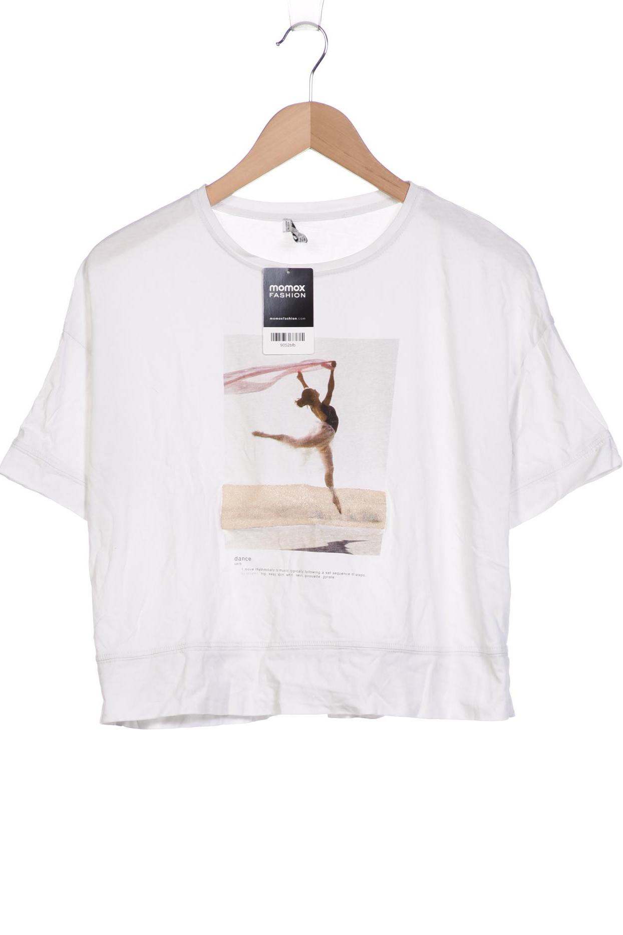 

Mango Damen T-Shirt, weiß, Gr. 36