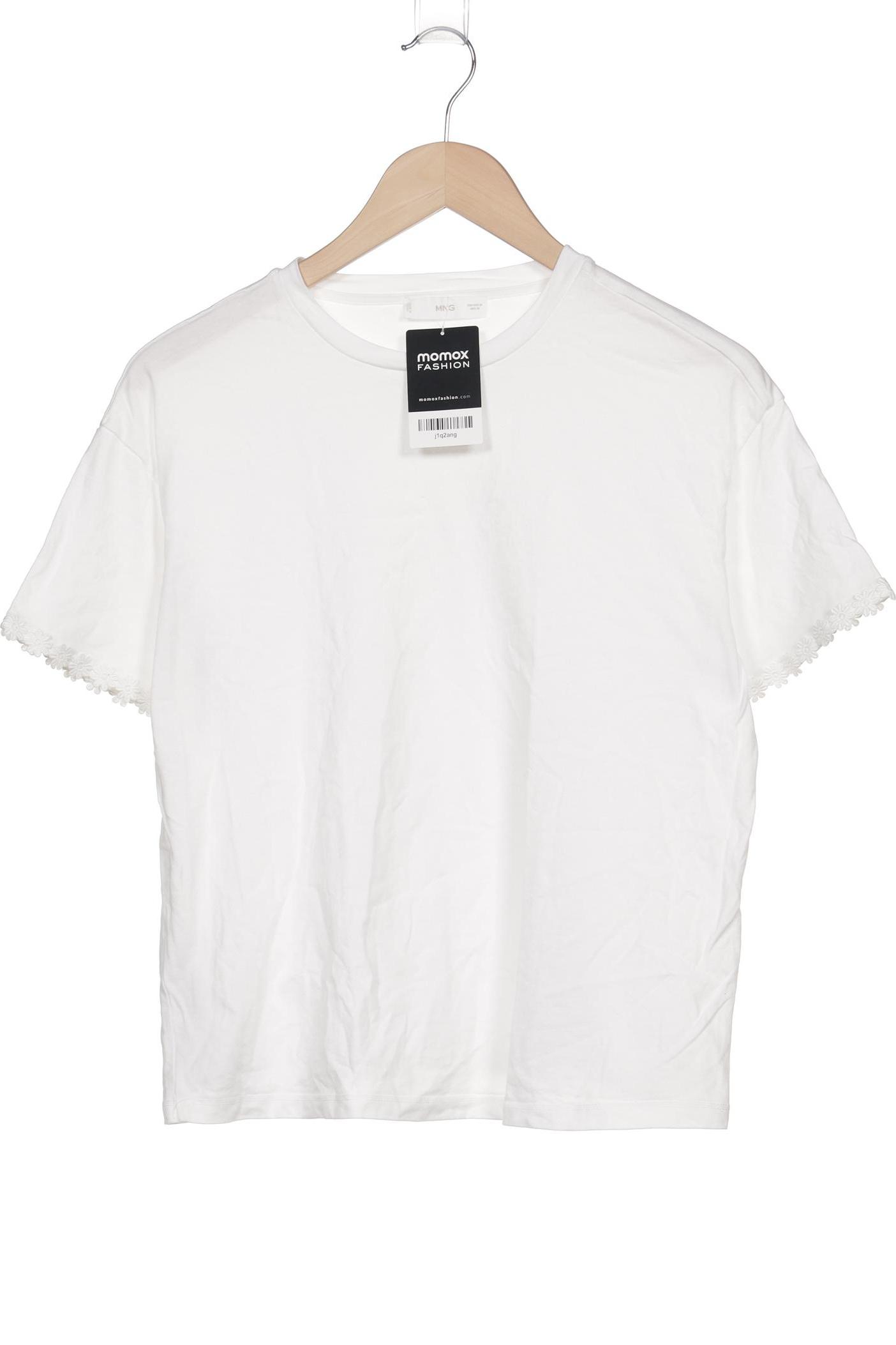 

Mango Damen T-Shirt, weiß, Gr. 38