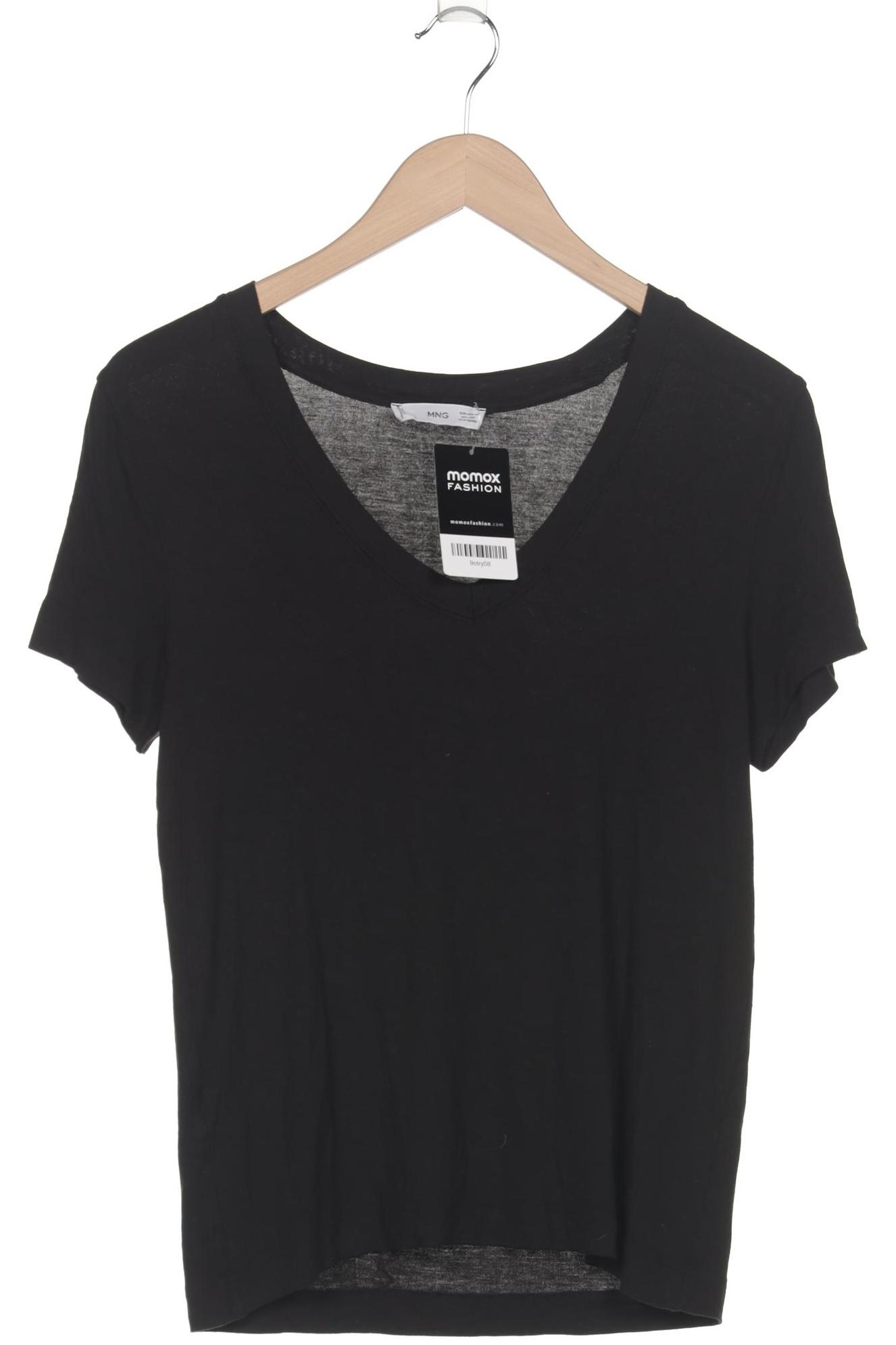 

Mango Damen T-Shirt, schwarz, Gr. 34