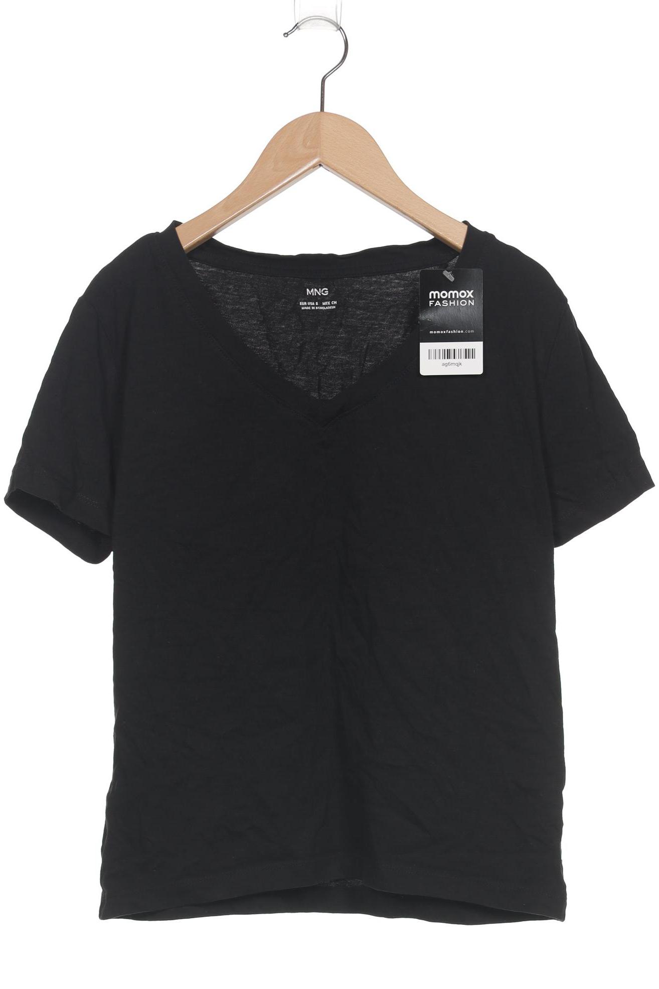 

Mango Damen T-Shirt, schwarz, Gr. 36