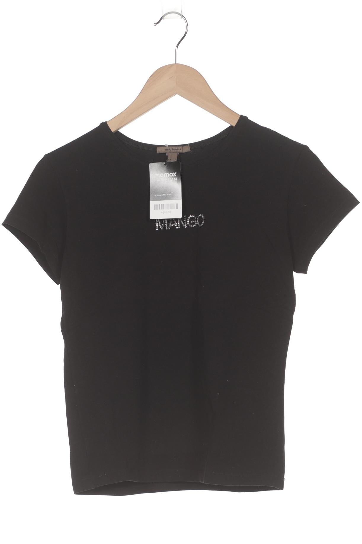 

Mango Damen T-Shirt, schwarz, Gr. 42