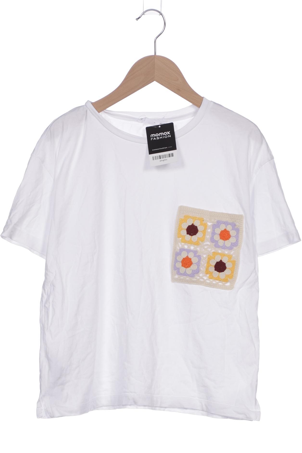 

Mango Damen T-Shirt, weiß, Gr. 36