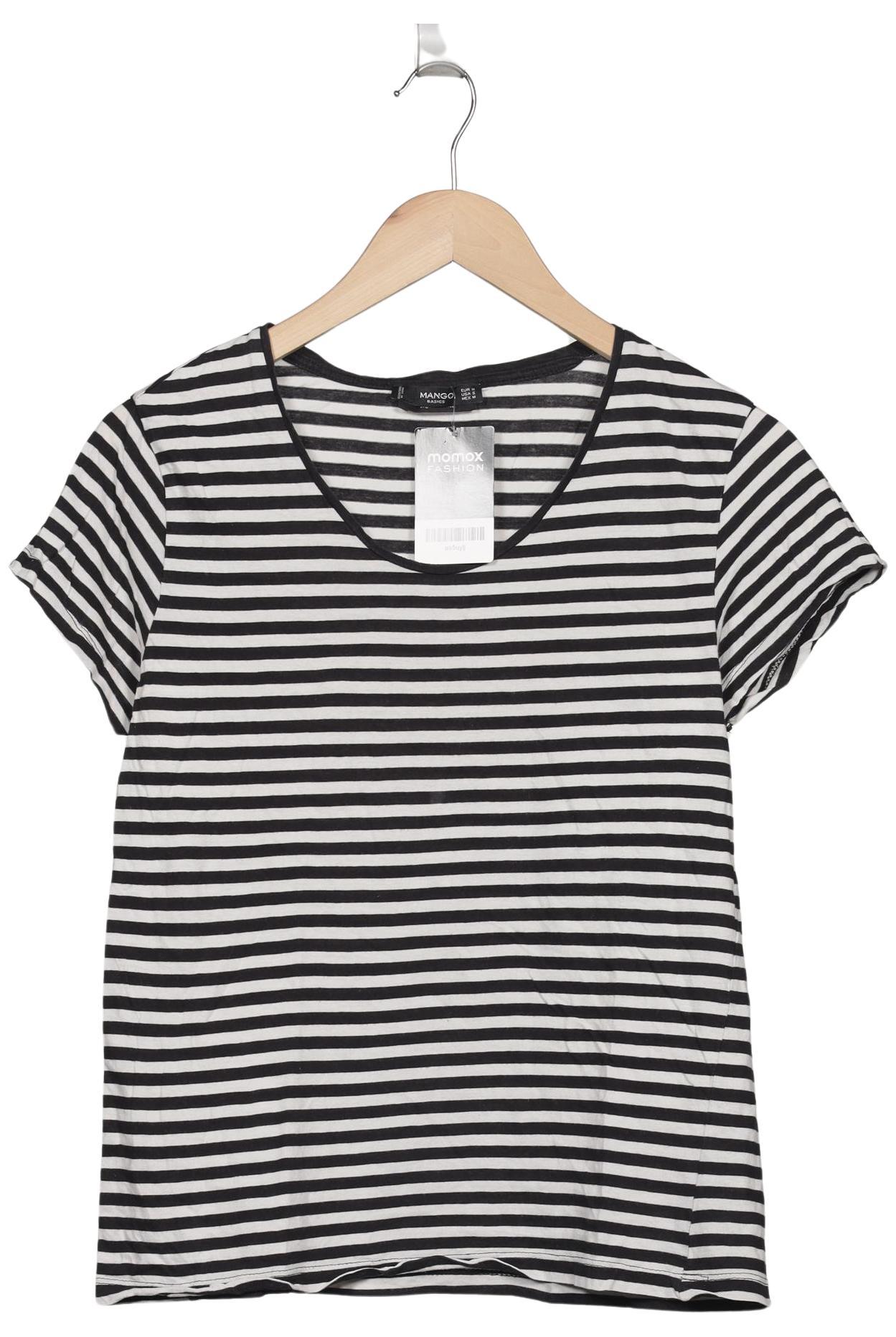 

Mango Damen T-Shirt, schwarz, Gr. 38