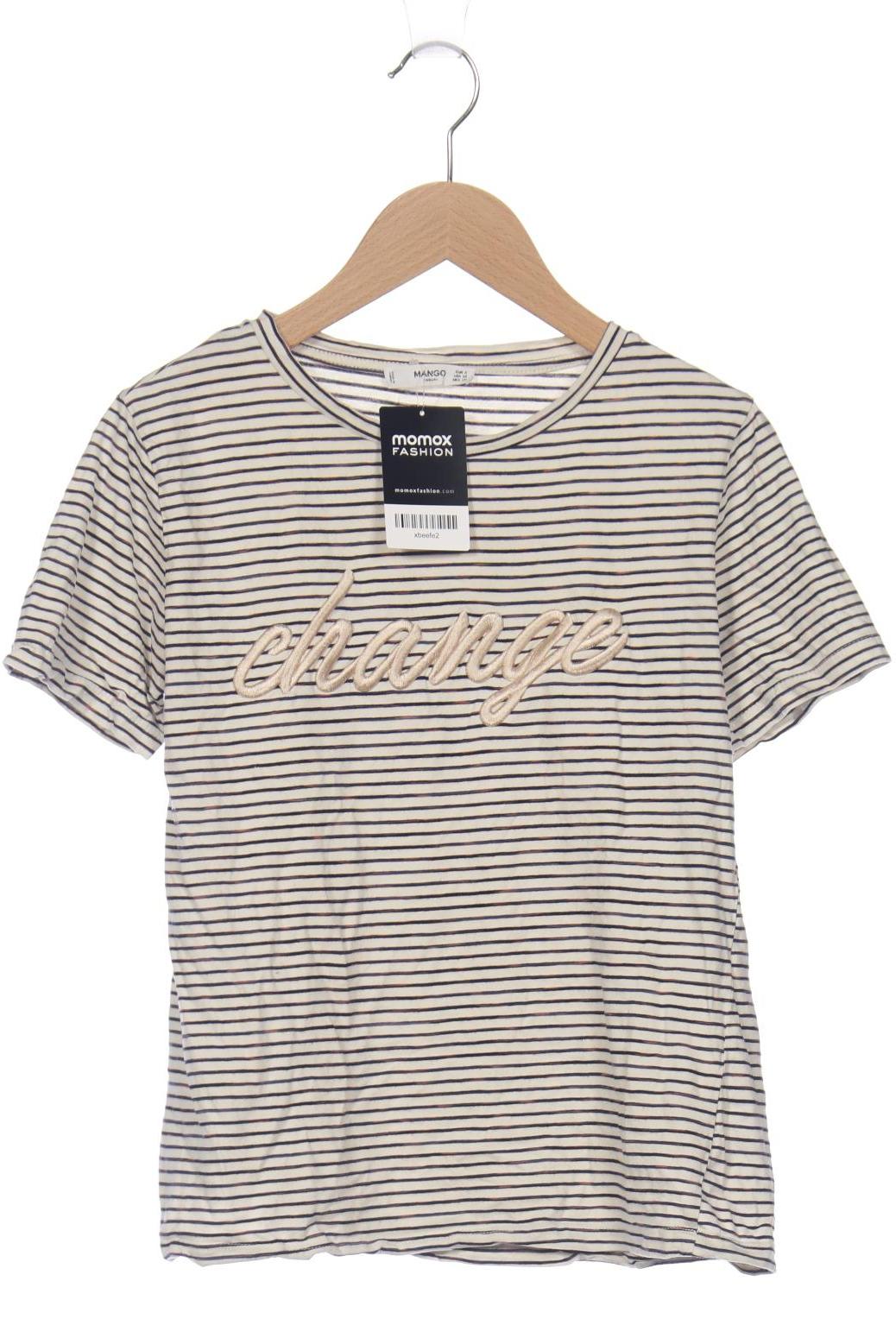 

Mango Damen T-Shirt, cremeweiß, Gr. 36