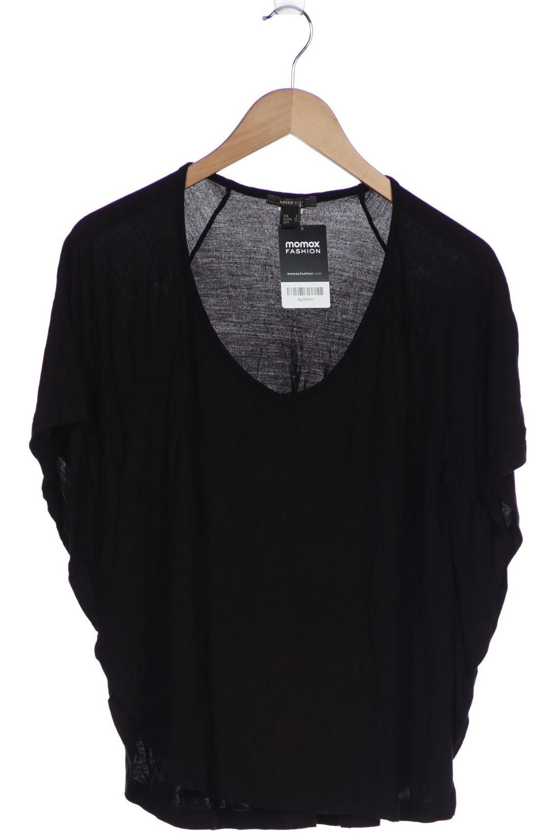 

MANGO Damen T-Shirt, schwarz