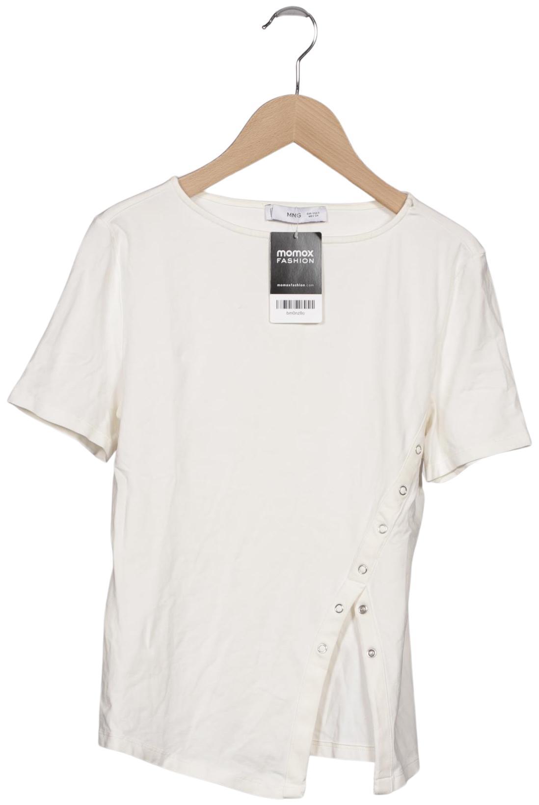 

Mango Damen T-Shirt, cremeweiß, Gr. 36