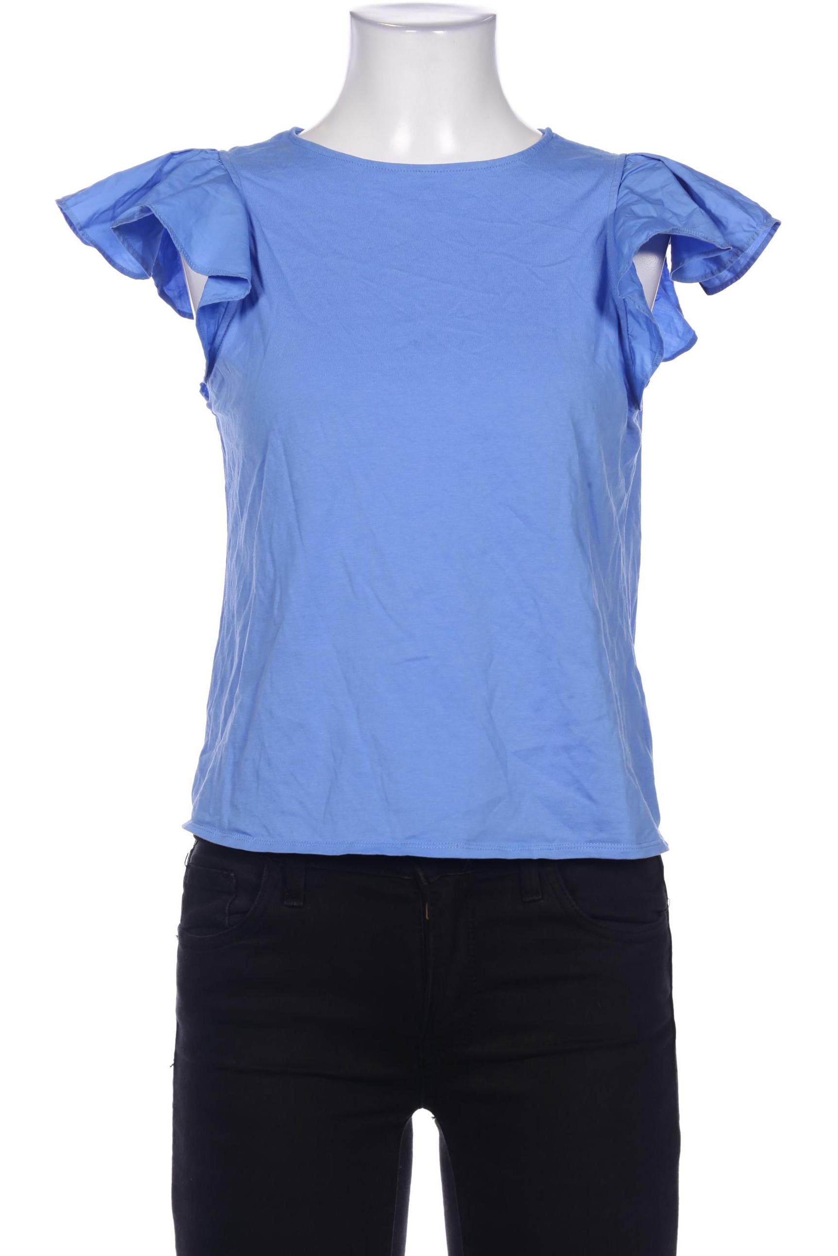 

Mango Damen T-Shirt, blau, Gr. 36