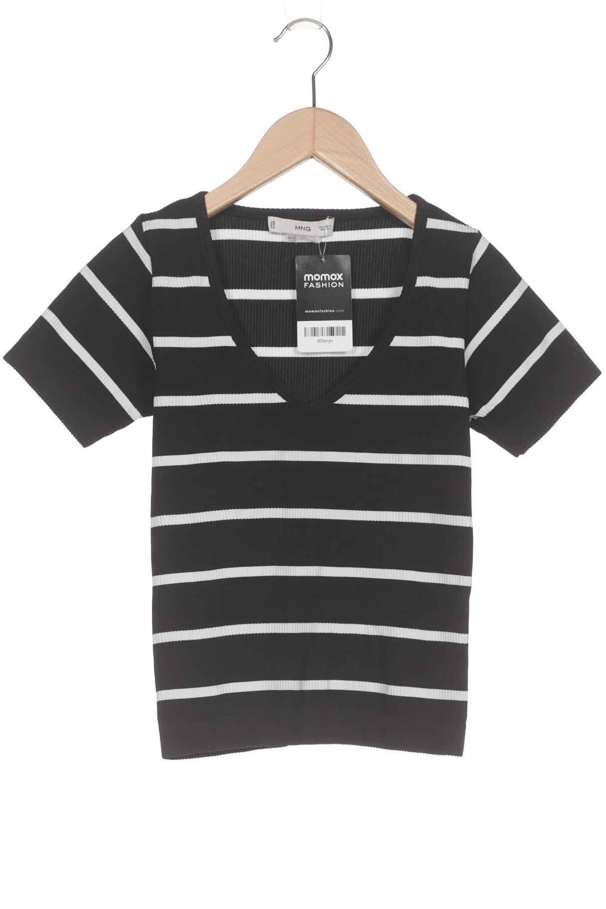

Mango Damen T-Shirt, schwarz, Gr. 34