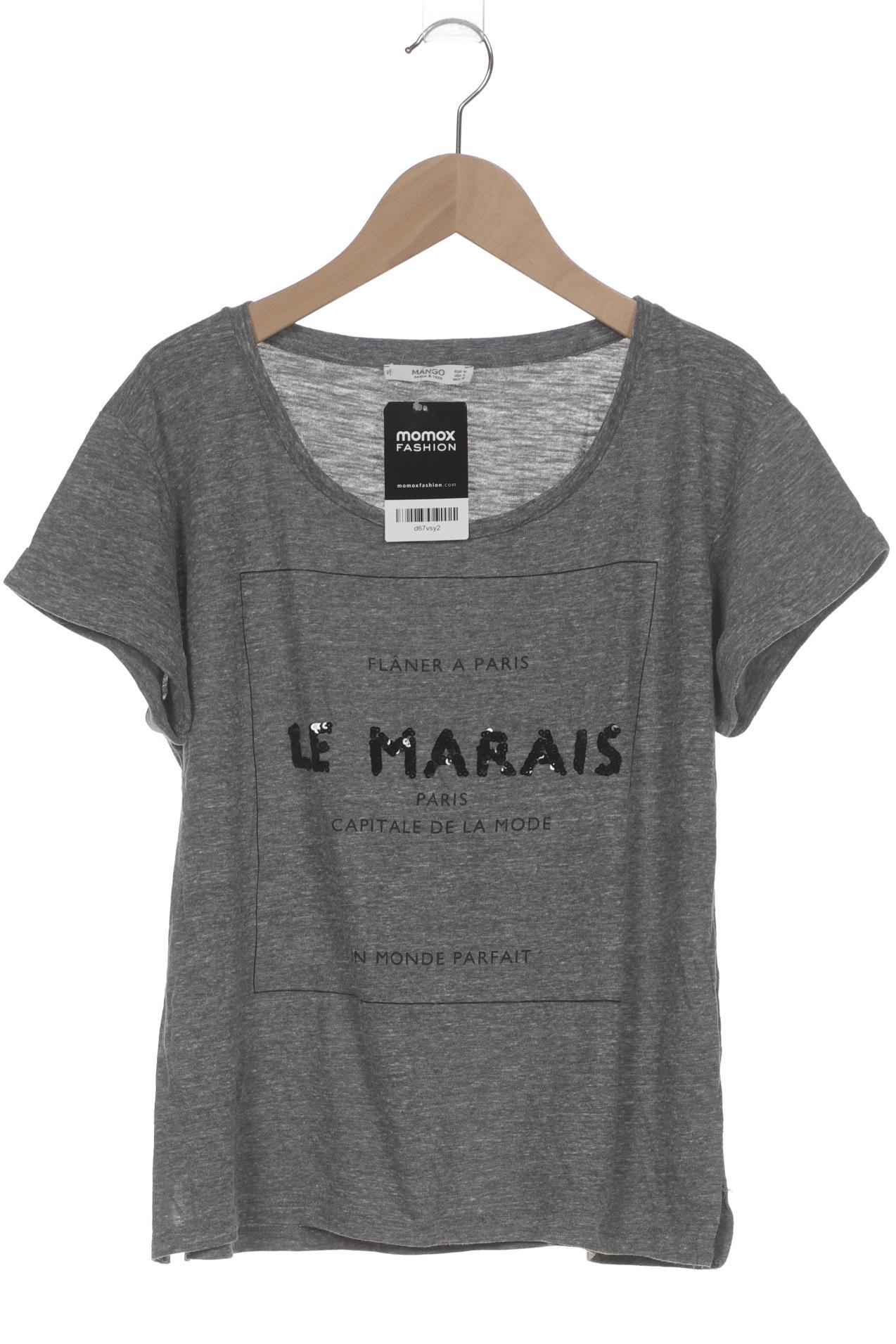 

Mango Damen T-Shirt, grau, Gr. 38