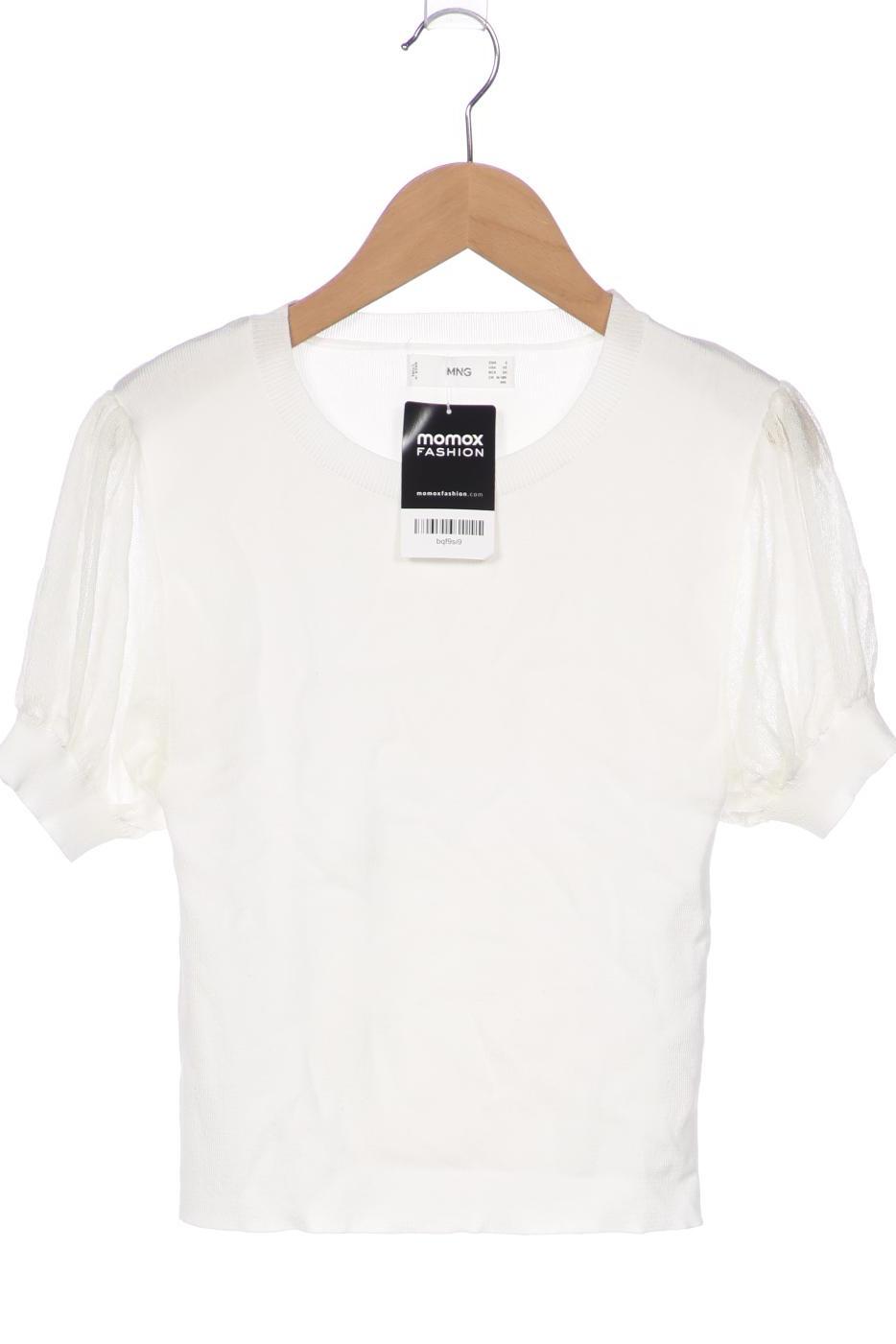 

Mango Damen T-Shirt, weiß, Gr. 36