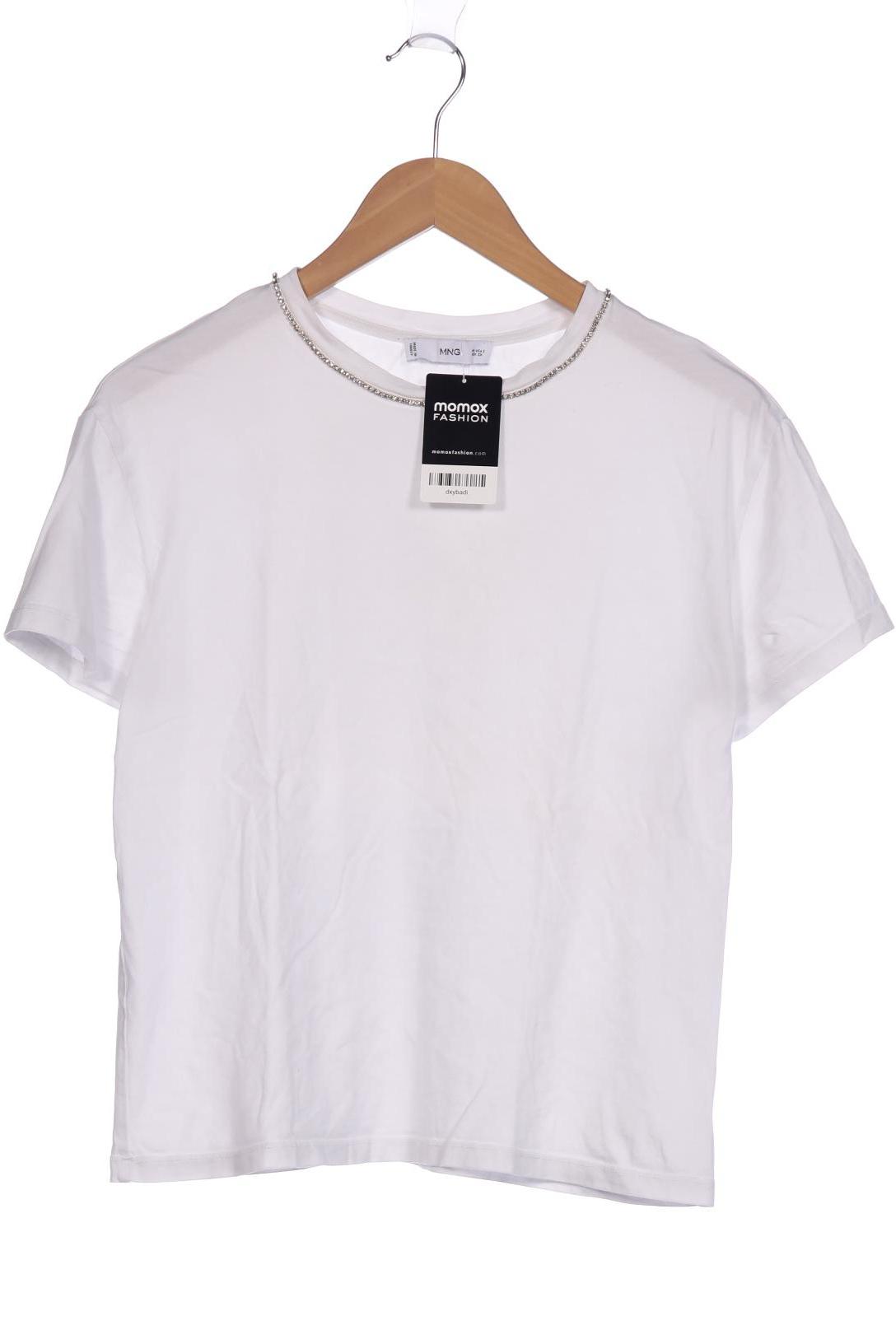 

MANGO Damen T-Shirt, weiß