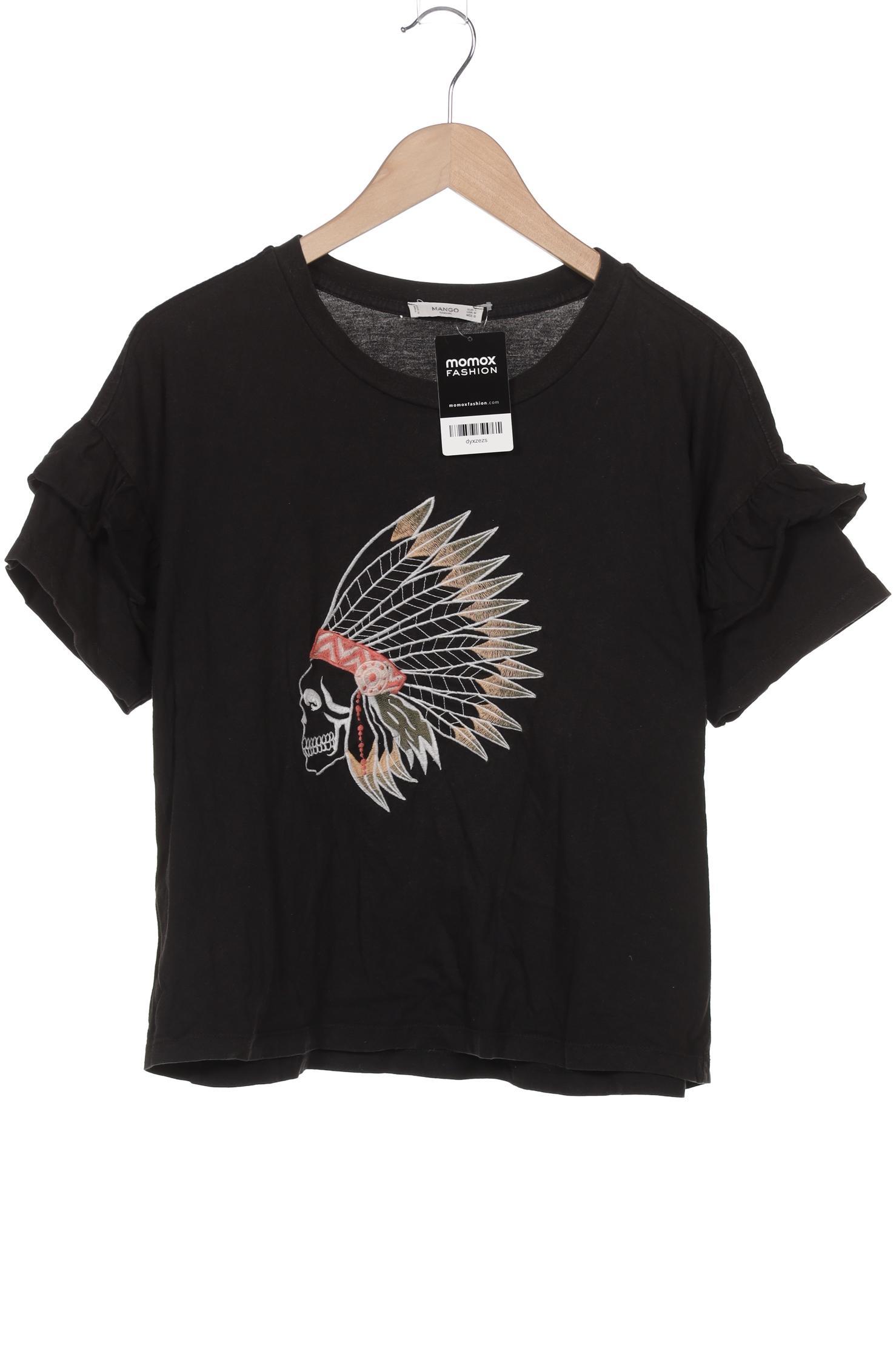 

Mango Damen T-Shirt, schwarz, Gr. 42