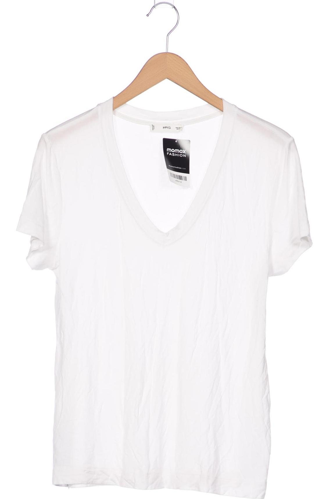 

Mango Damen T-Shirt, weiß, Gr. 38