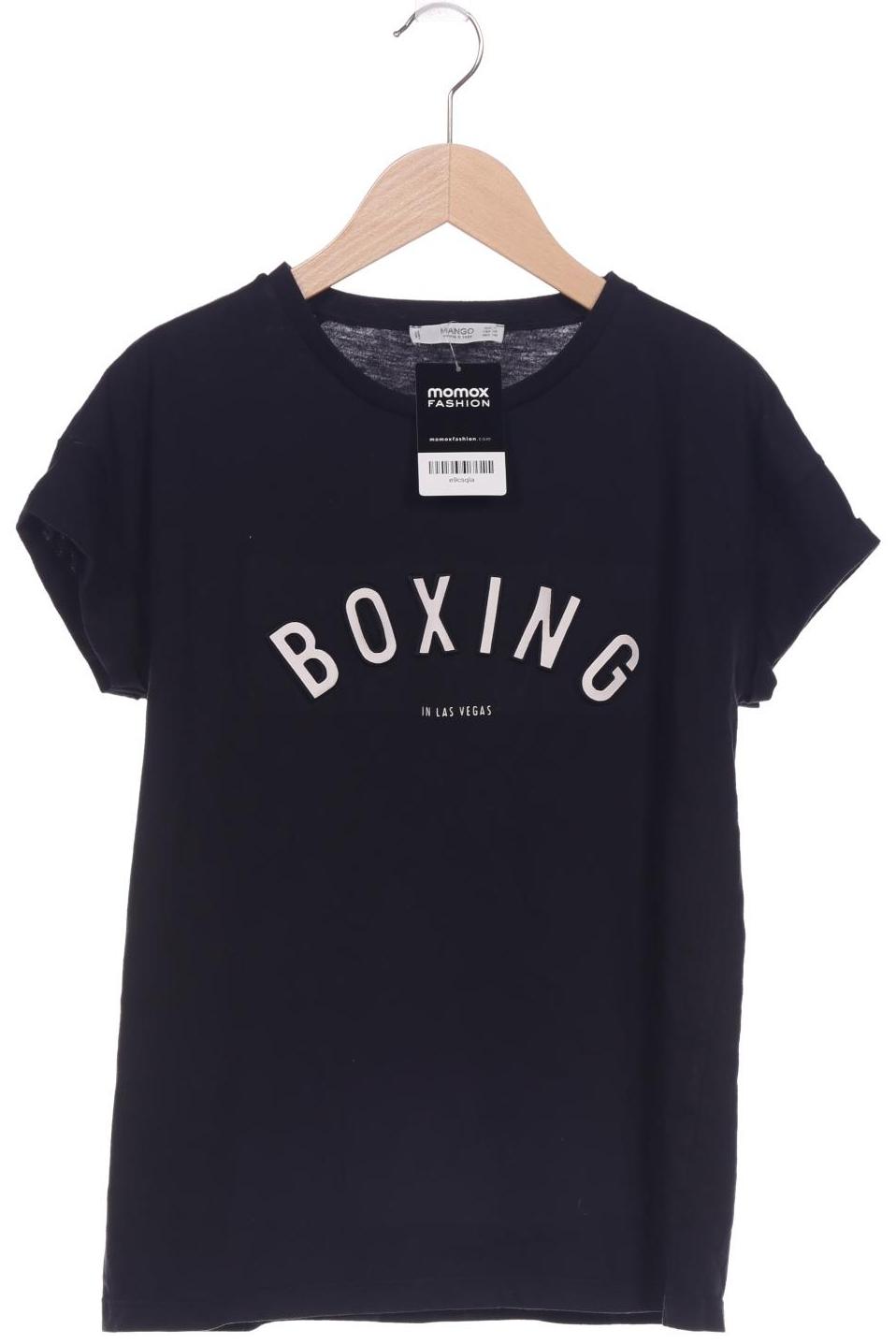 

Mango Damen T-Shirt, schwarz, Gr. 36