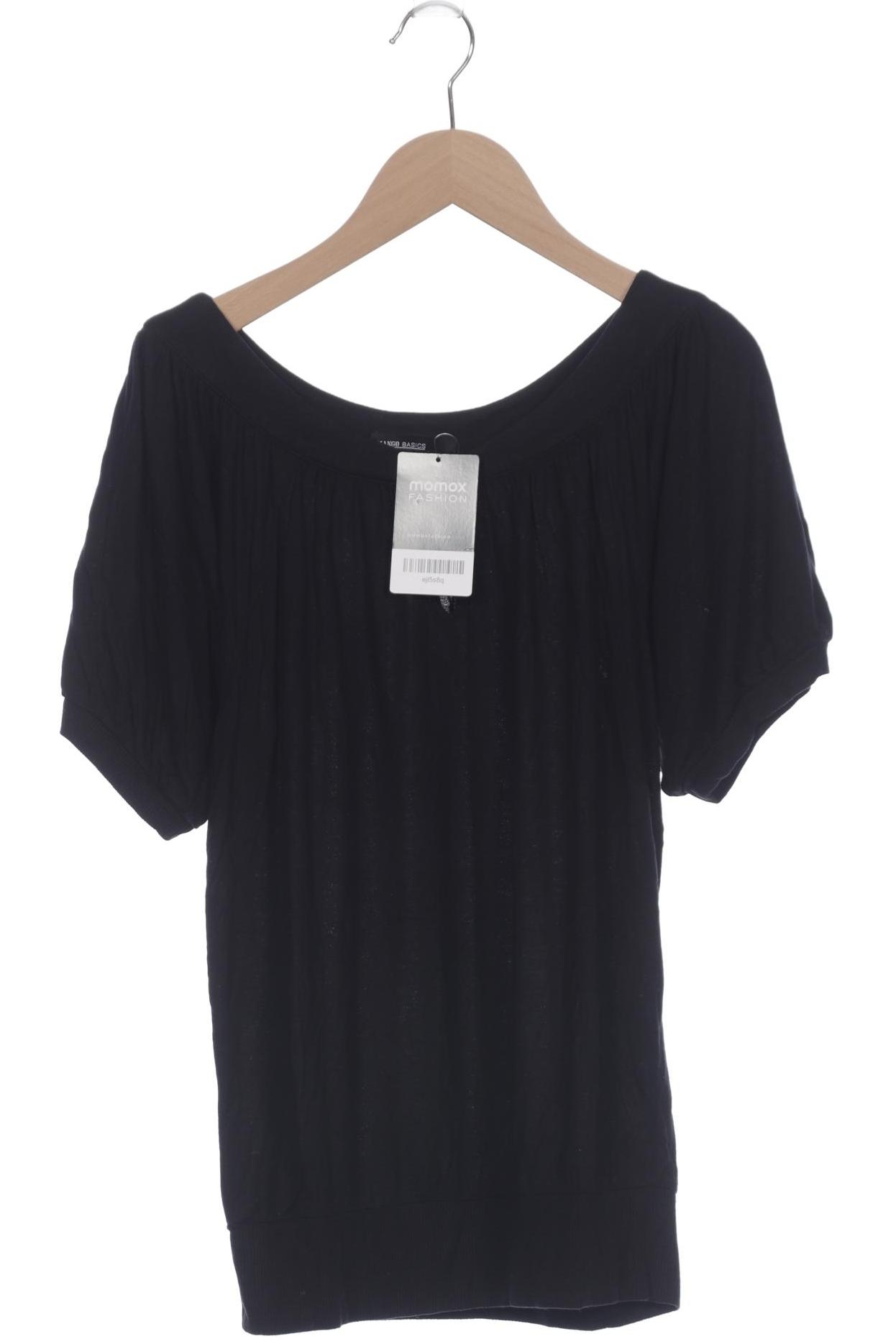 

Mango Damen T-Shirt, schwarz, Gr. 38