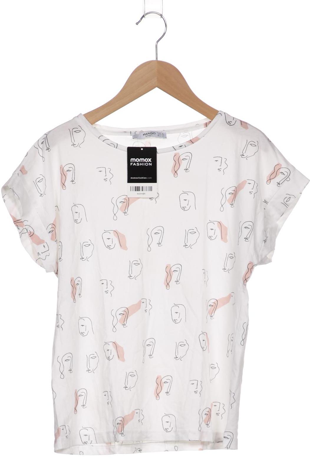 

MANGO Damen T-Shirt, weiß