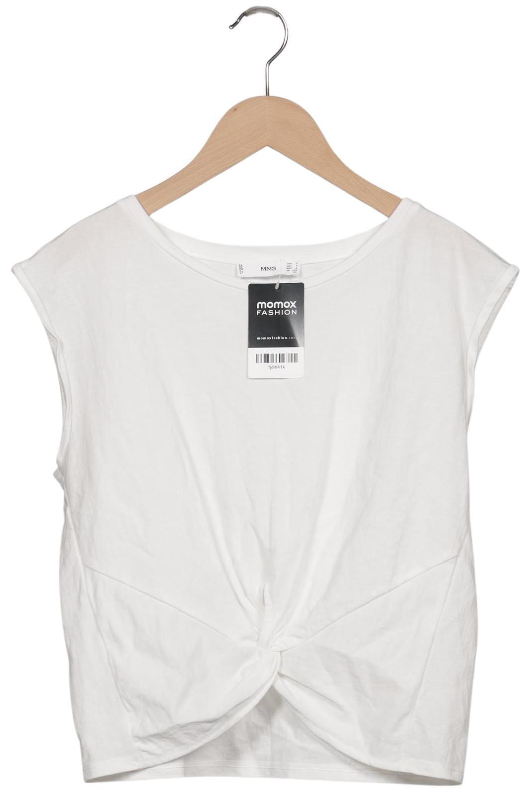 

Mango Damen T-Shirt, weiß, Gr. 38