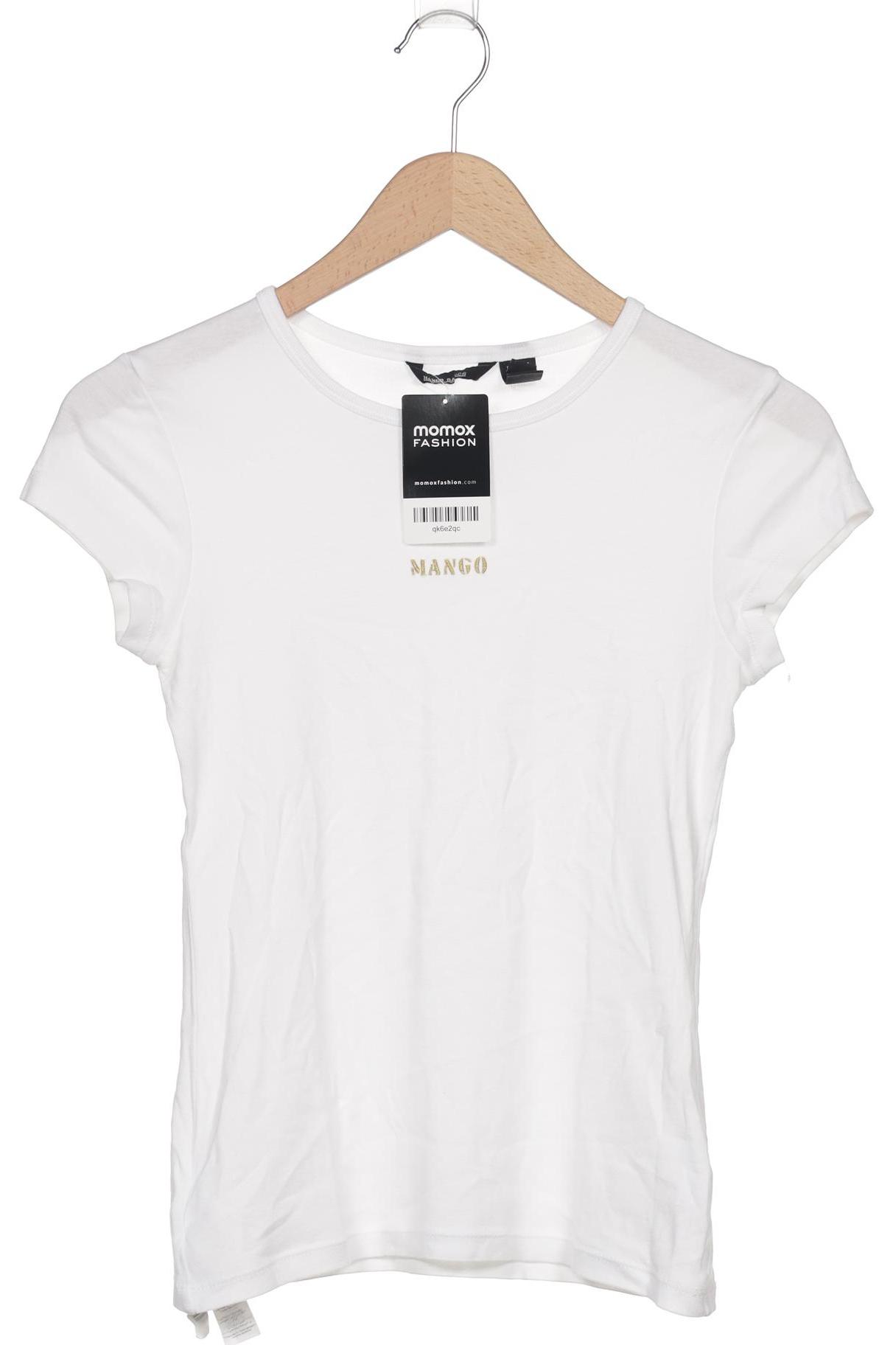 

Mango Damen T-Shirt, weiß, Gr. 38