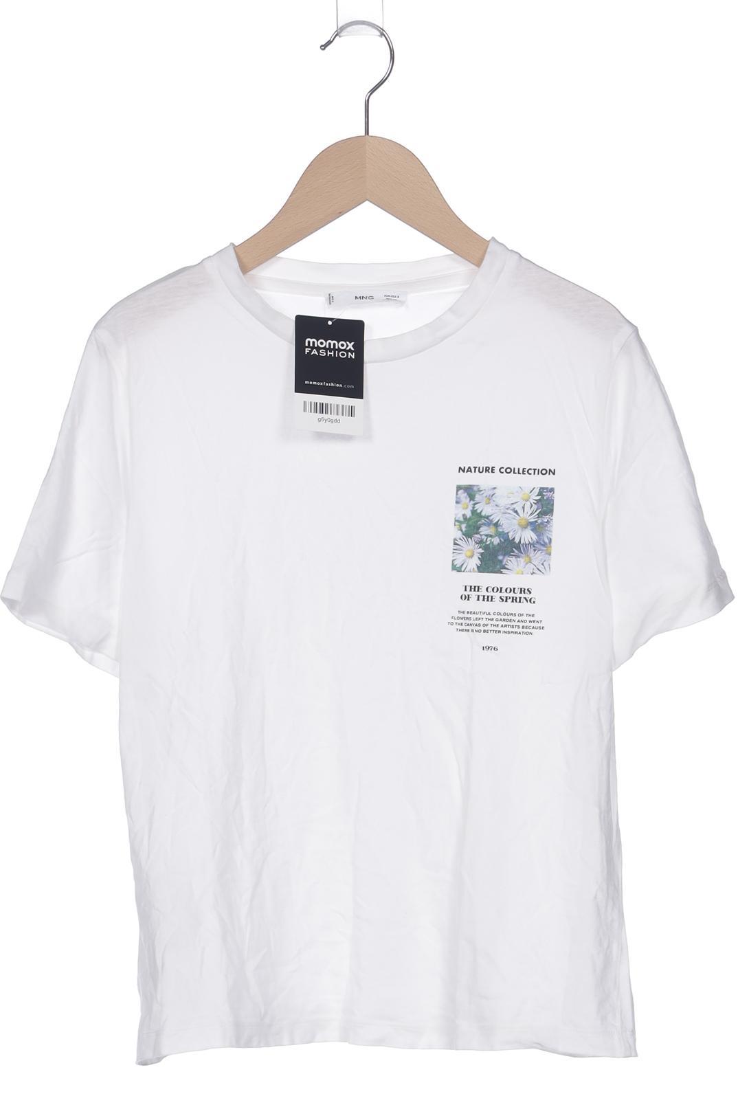

Mango Damen T-Shirt, weiß, Gr. 36