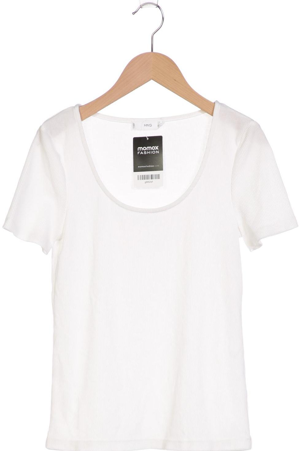 

Mango Damen T-Shirt, weiß, Gr. 36