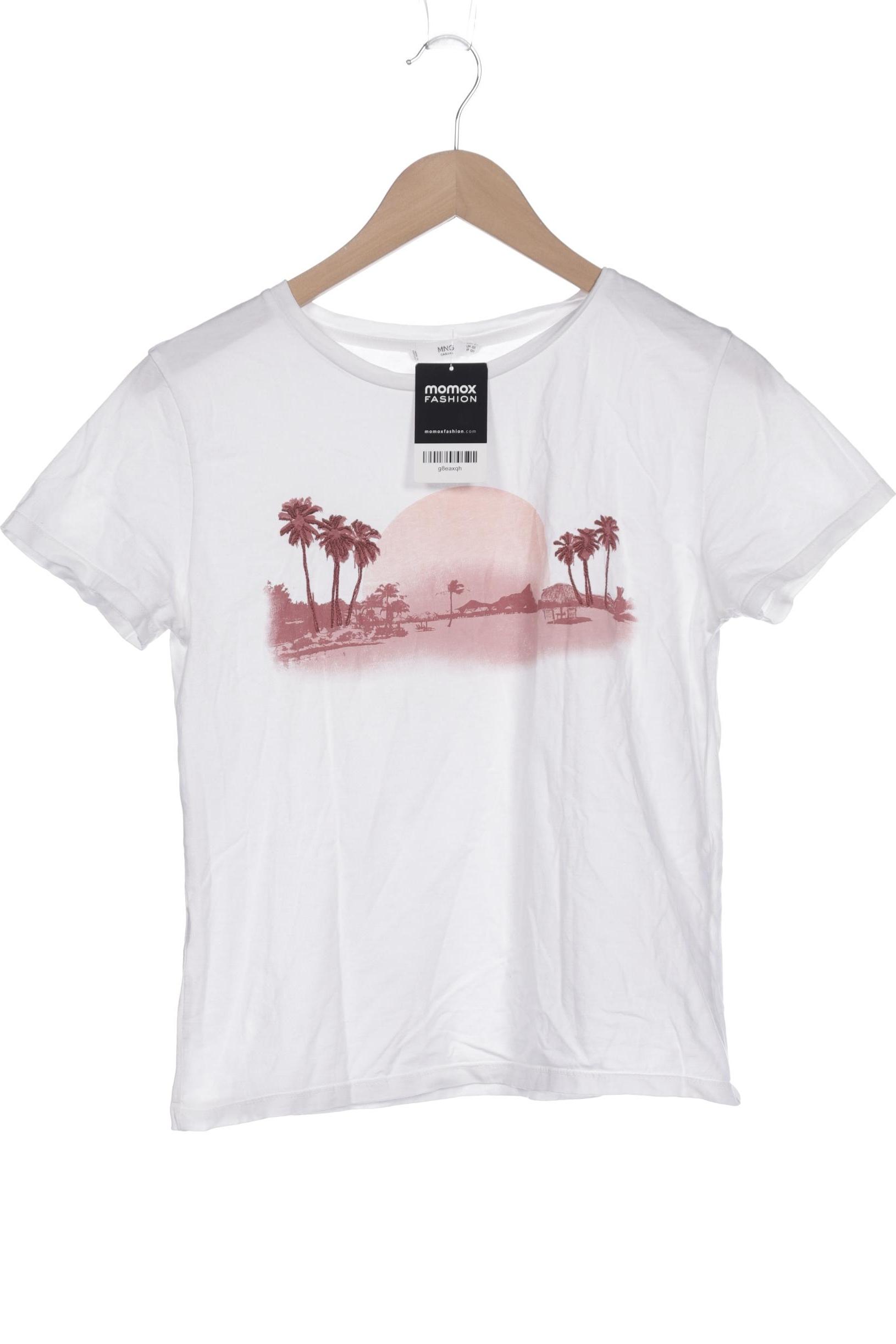 

Mango Damen T-Shirt, weiß, Gr. 36