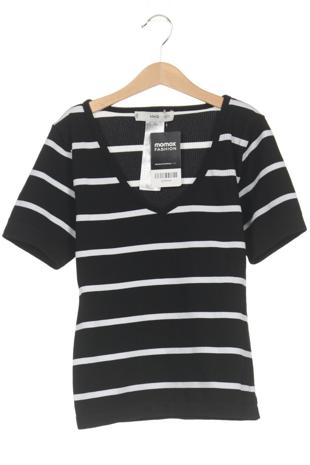 

Mango Damen T-Shirt, schwarz, Gr. 36