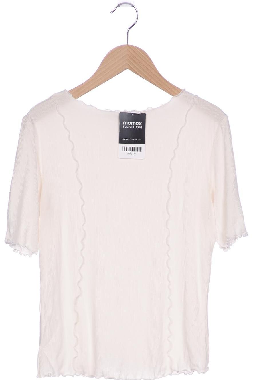 

Mango Damen T-Shirt, cremeweiß, Gr. 38