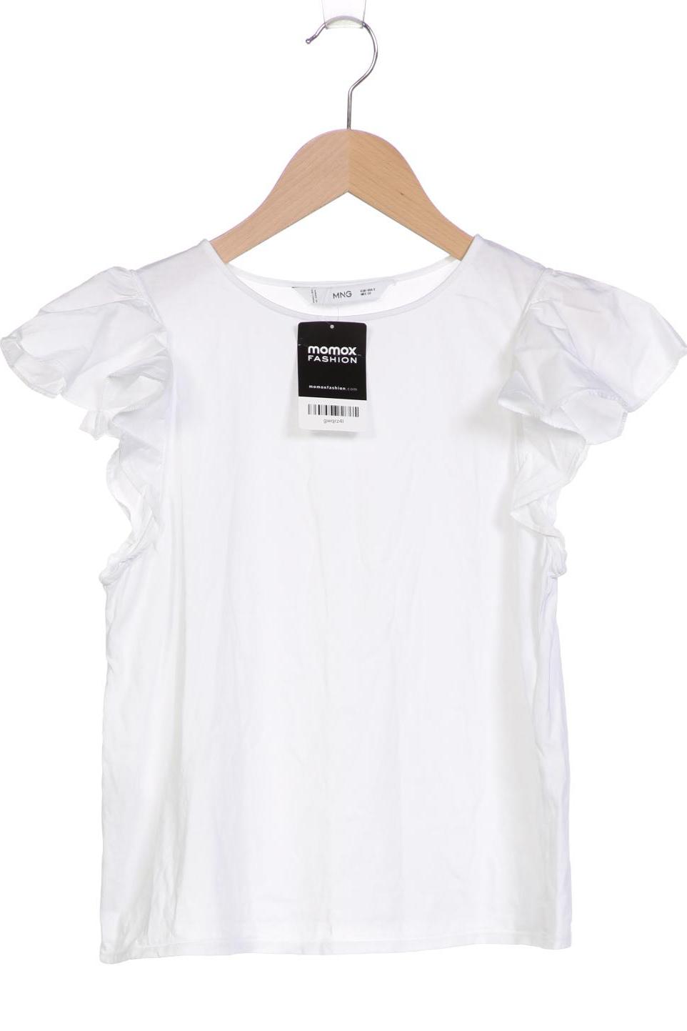 

Mango Damen T-Shirt, weiß, Gr. 36