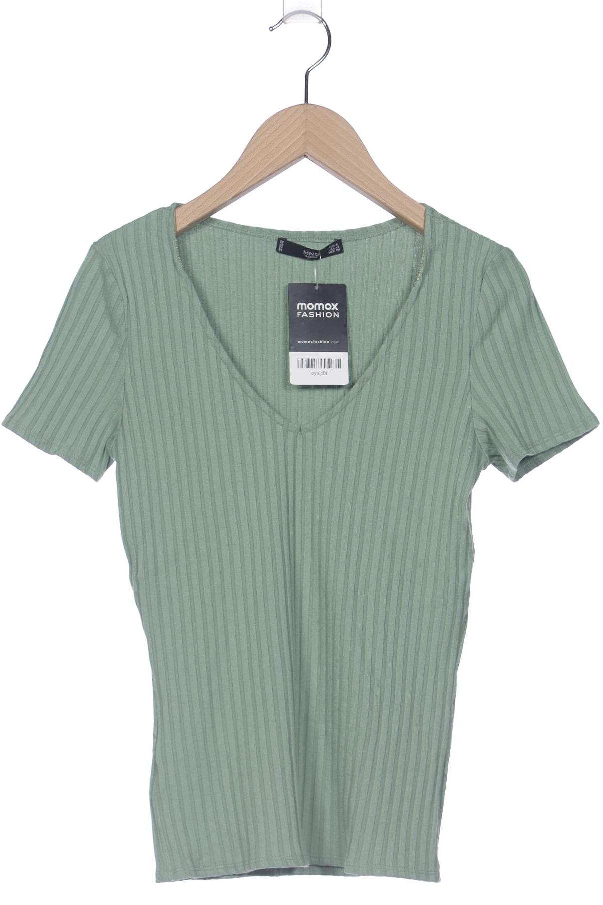 

Mango Damen T-Shirt, grün, Gr. 36