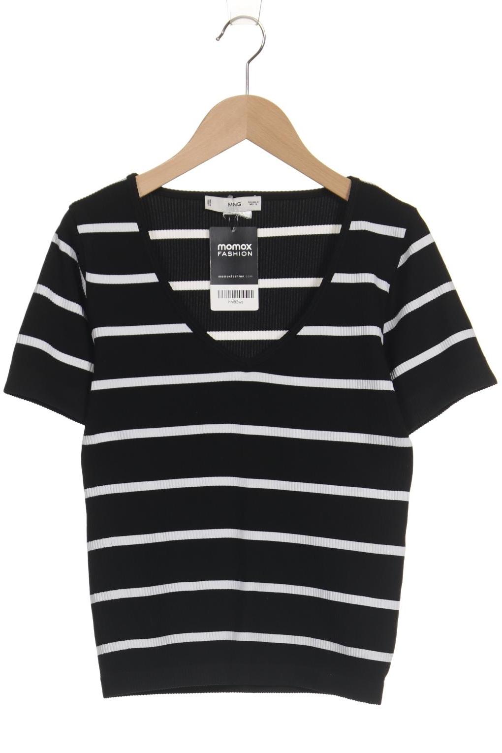 

Mango Damen T-Shirt, schwarz, Gr. 38