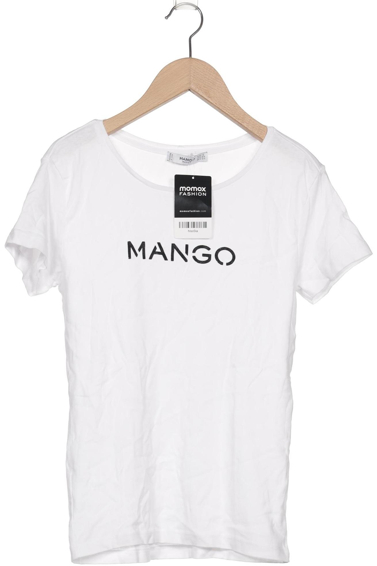 

Mango Damen T-Shirt, weiß, Gr. 36