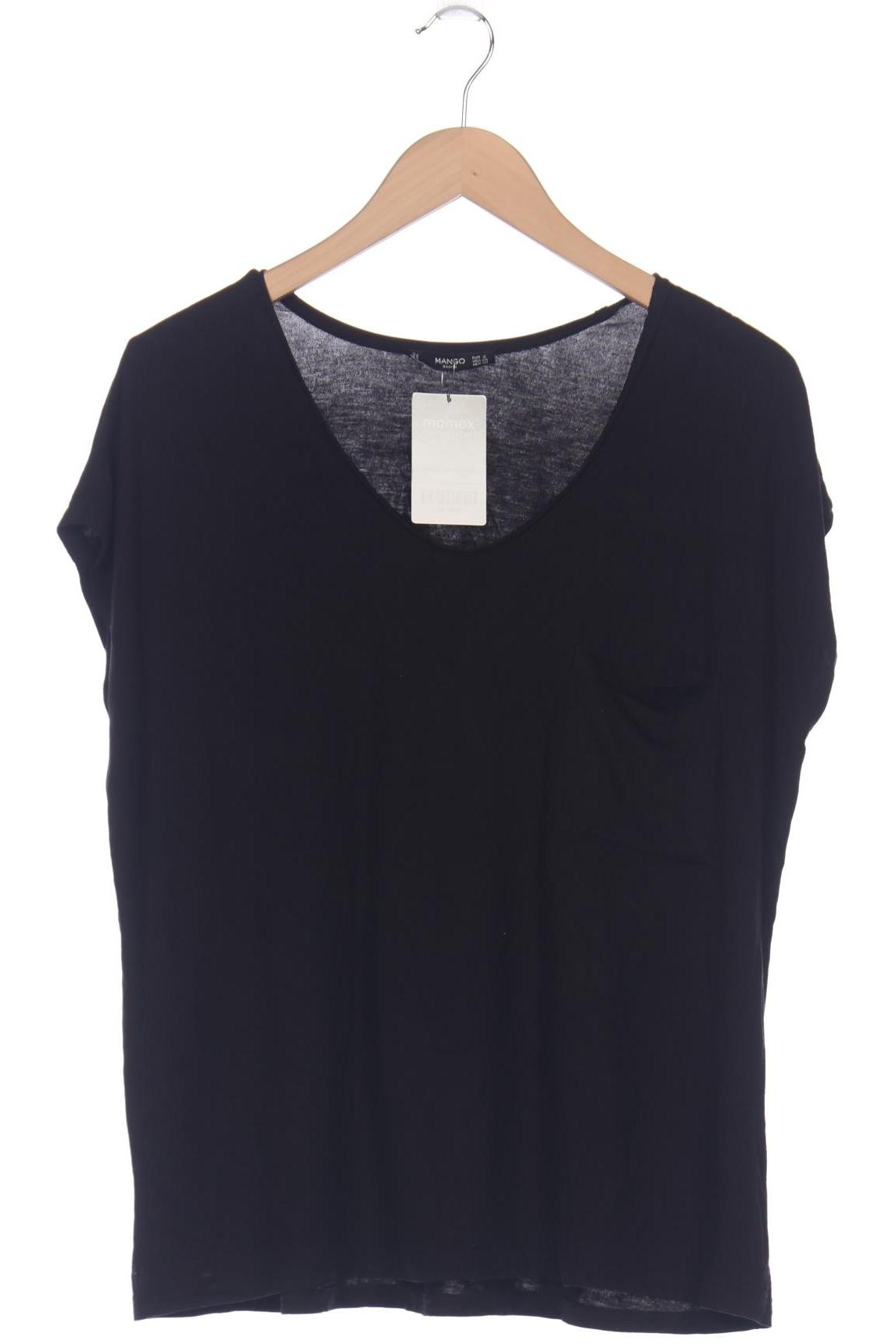 

Mango Damen T-Shirt, schwarz, Gr. 36