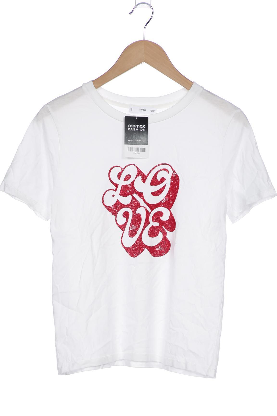 

Mango Damen T-Shirt, weiß, Gr. 36
