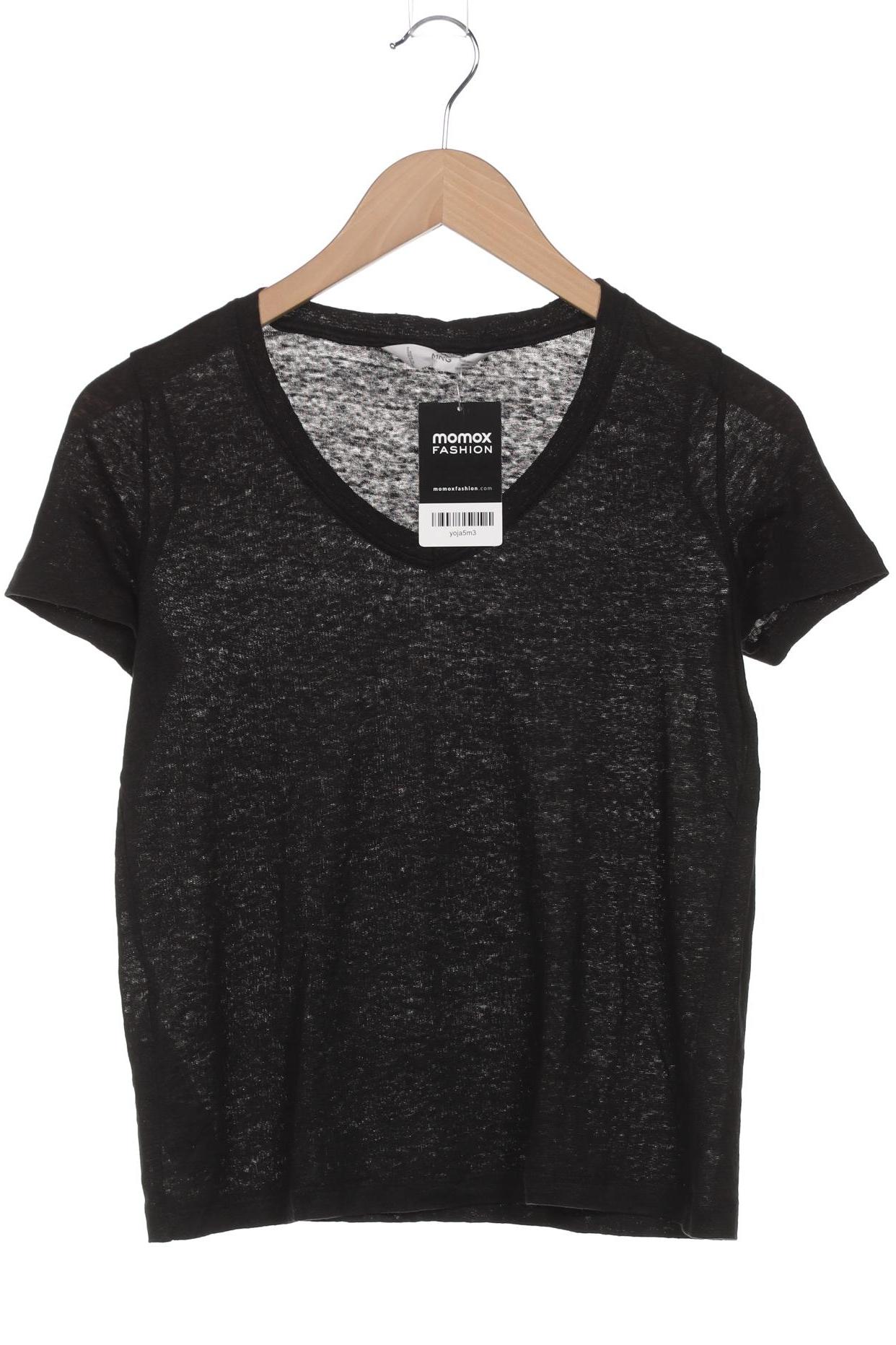 

Mango Damen T-Shirt, schwarz, Gr. 36