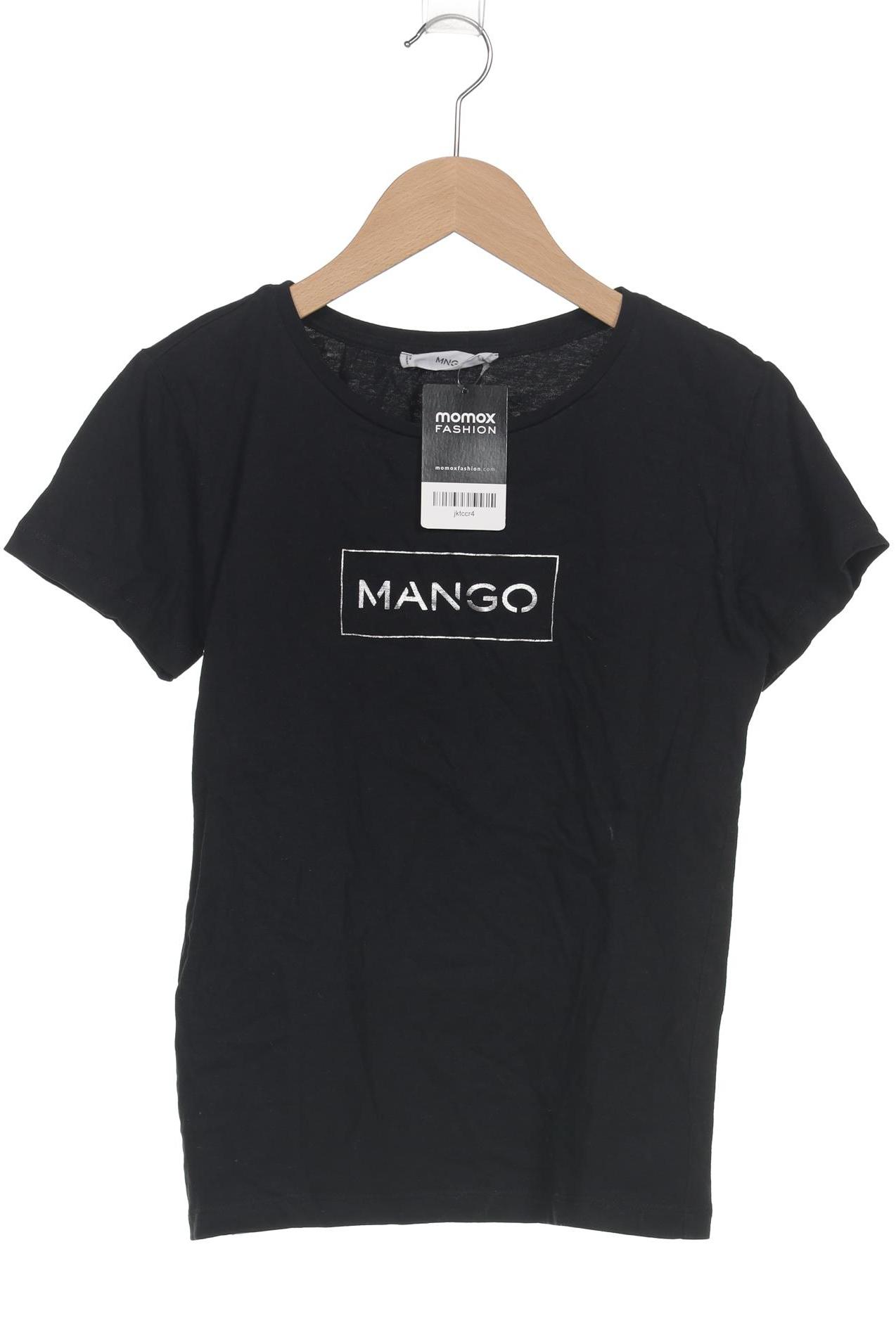 

Mango Damen T-Shirt, schwarz, Gr. 38