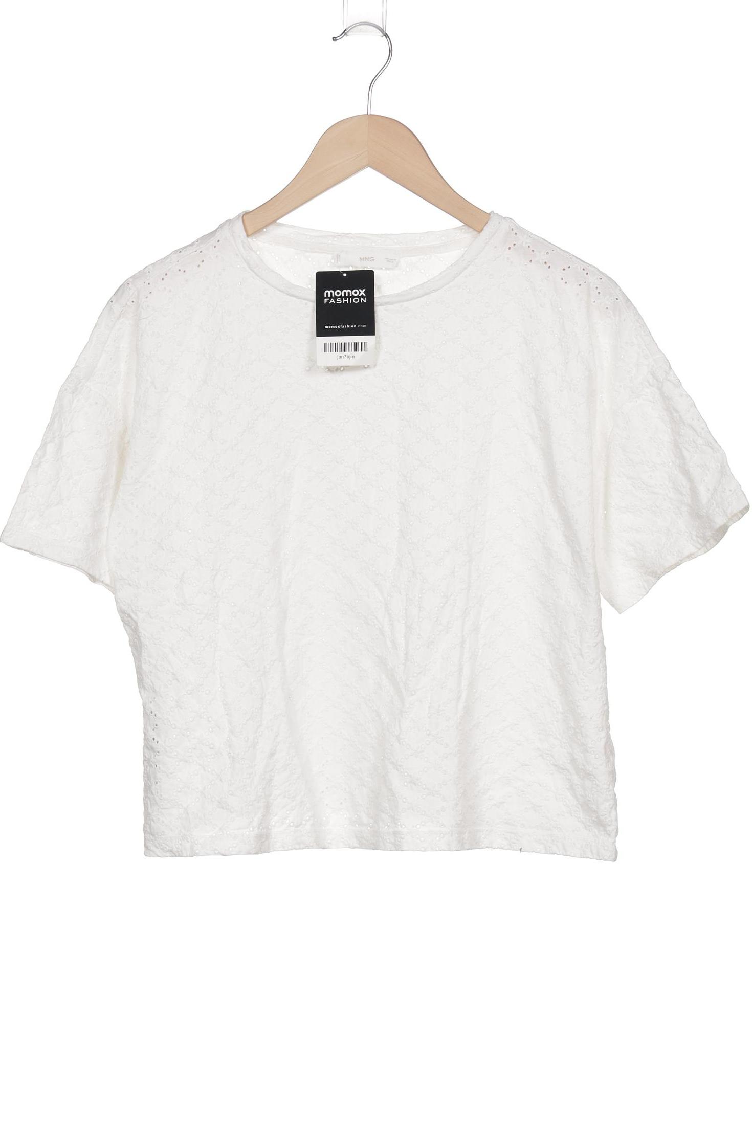 

Mango Damen T-Shirt, weiß, Gr. 38
