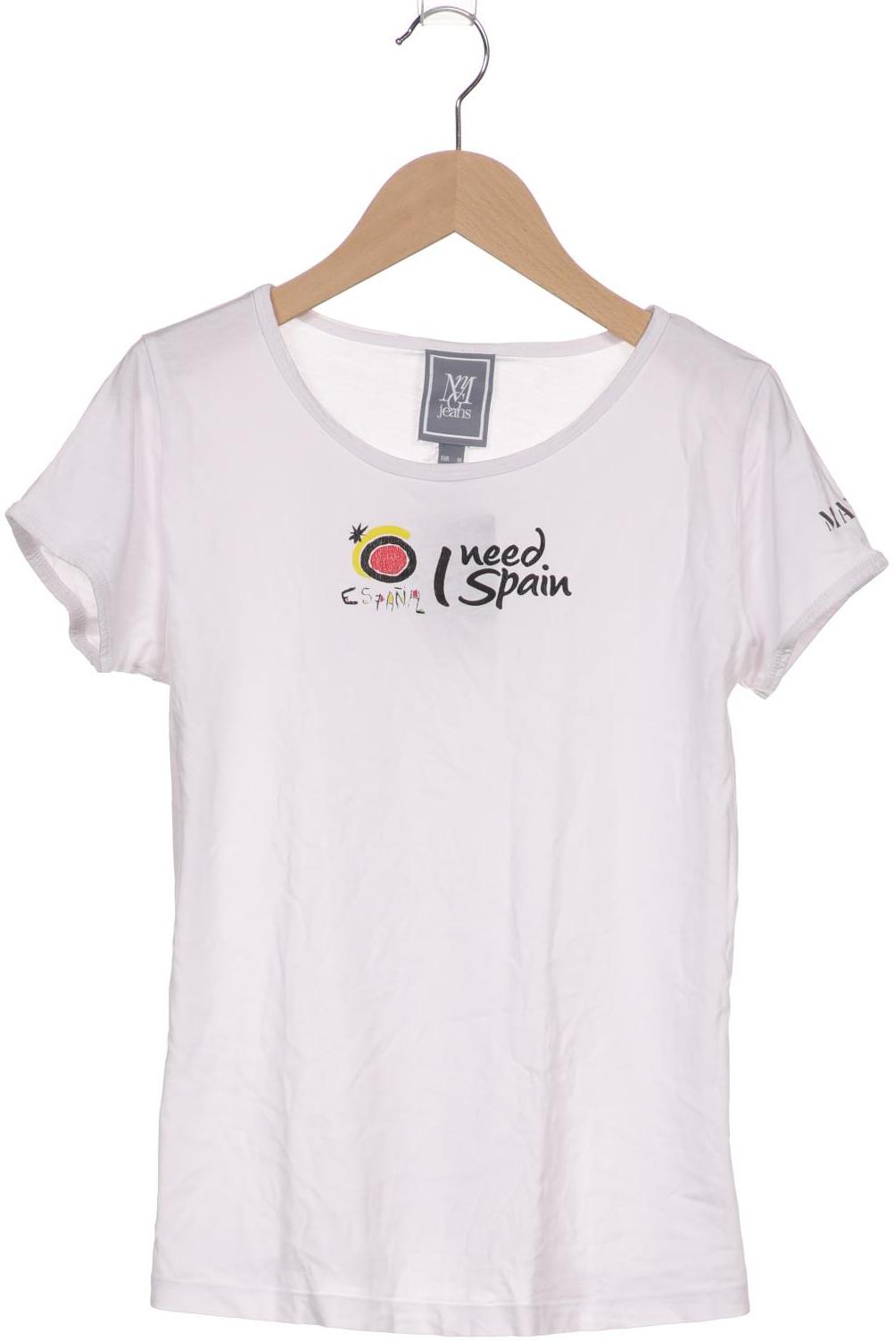 

MANGO Damen T-Shirt, weiß