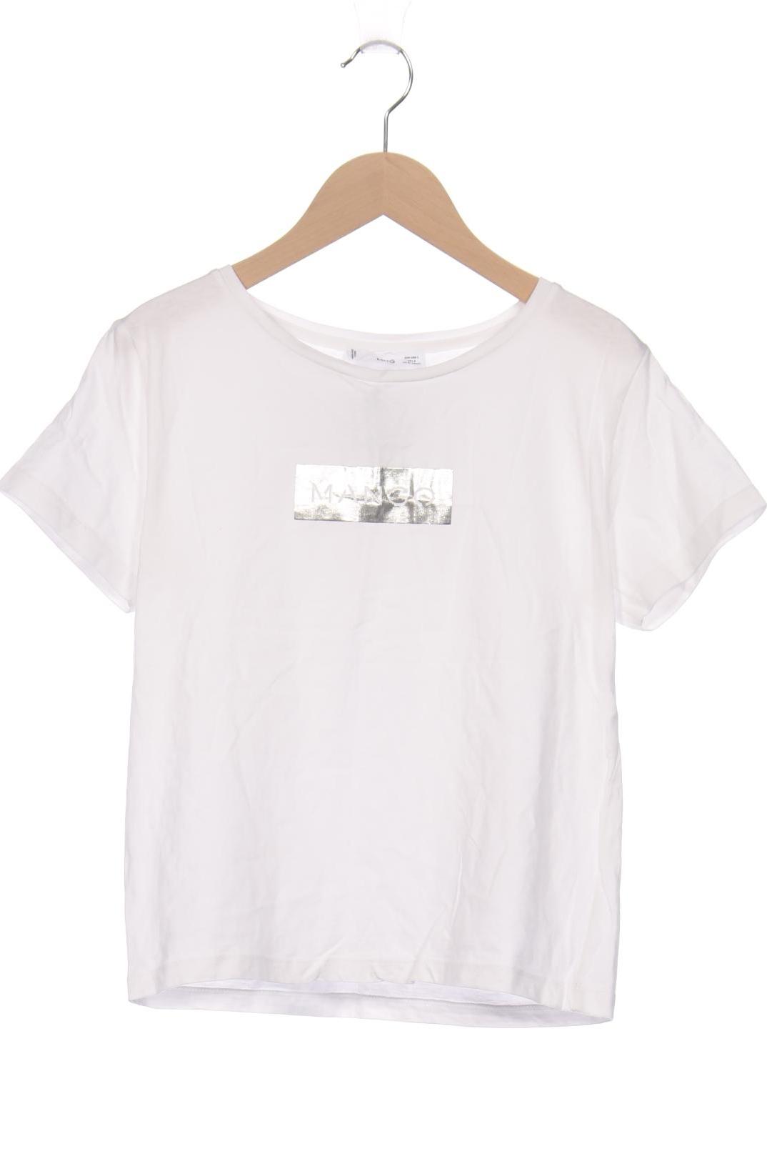 

Mango Damen T-Shirt, weiß, Gr. 42