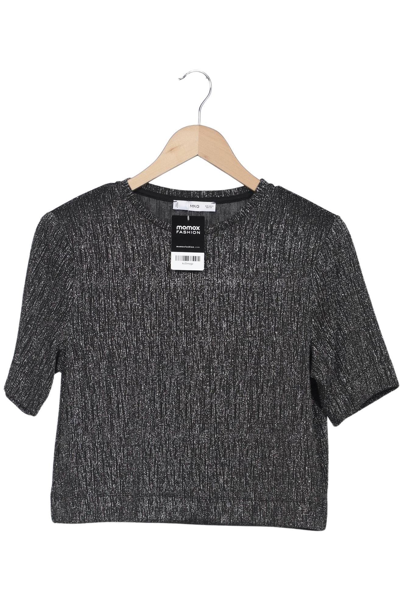 

Mango Damen T-Shirt, schwarz, Gr. 36