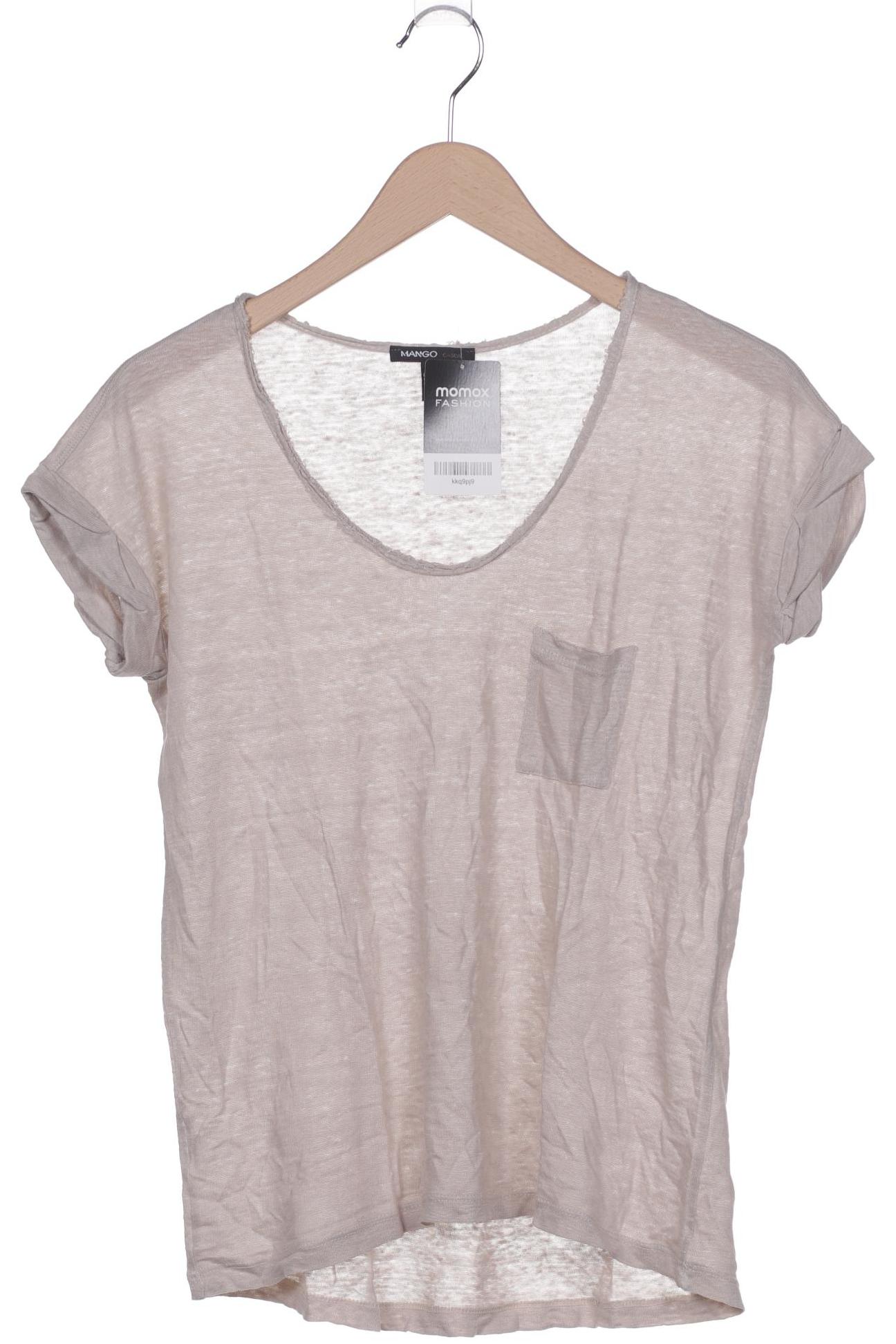 

Mango Damen T-Shirt, beige, Gr. 34