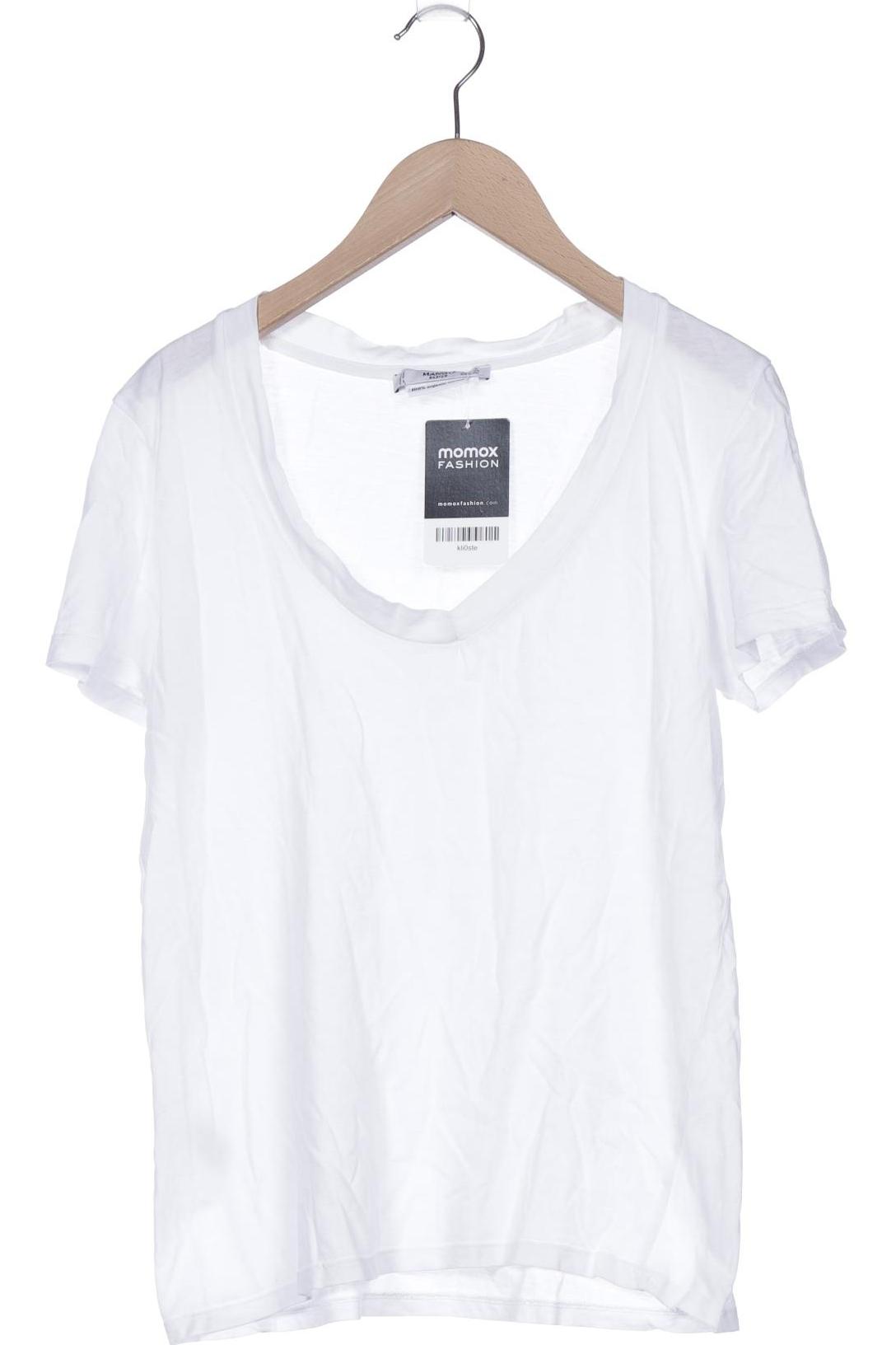 

Mango Damen T-Shirt, weiß, Gr. 36