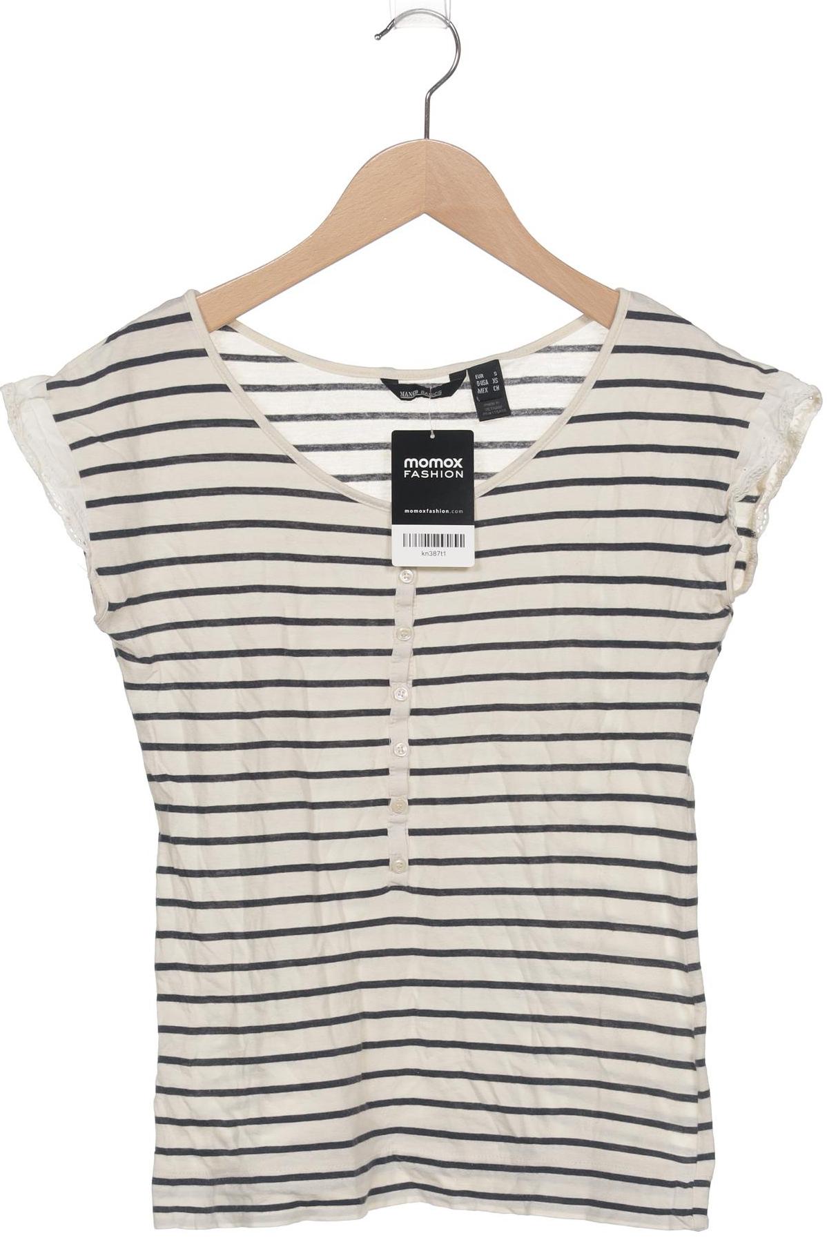 

Mango Damen T-Shirt, cremeweiß, Gr. 36